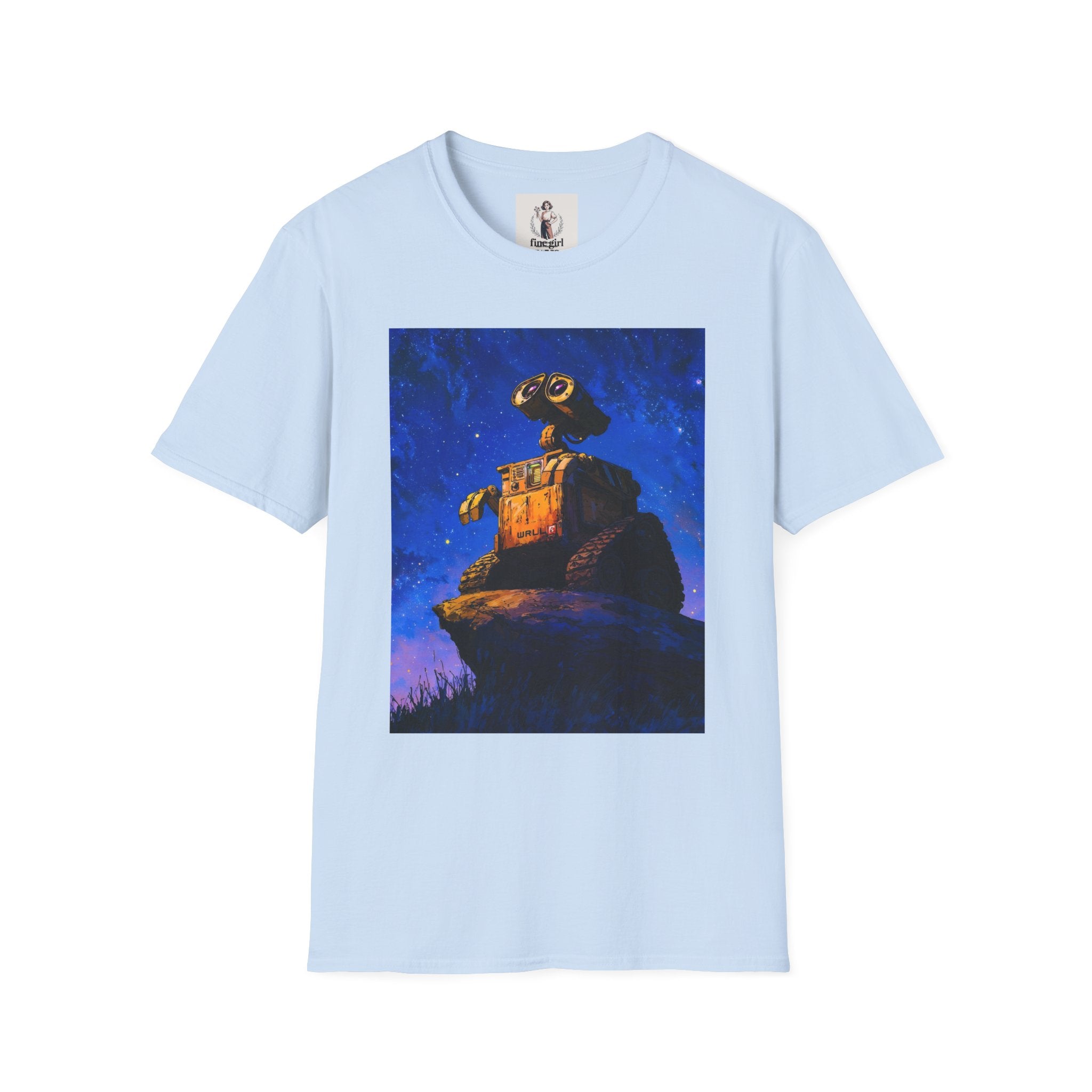 Wall-E Pixar Animation Unisex T-Shirt, Walt Disney Tee, Movie Lover Gift, Graphic Novelty Shirt, Cartoon Character Apparel