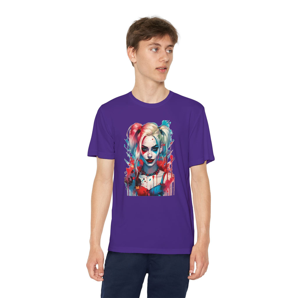 Superhero Youth T-Shirt Sports Graphic Tee, Cool Athletic Shirt for Kids