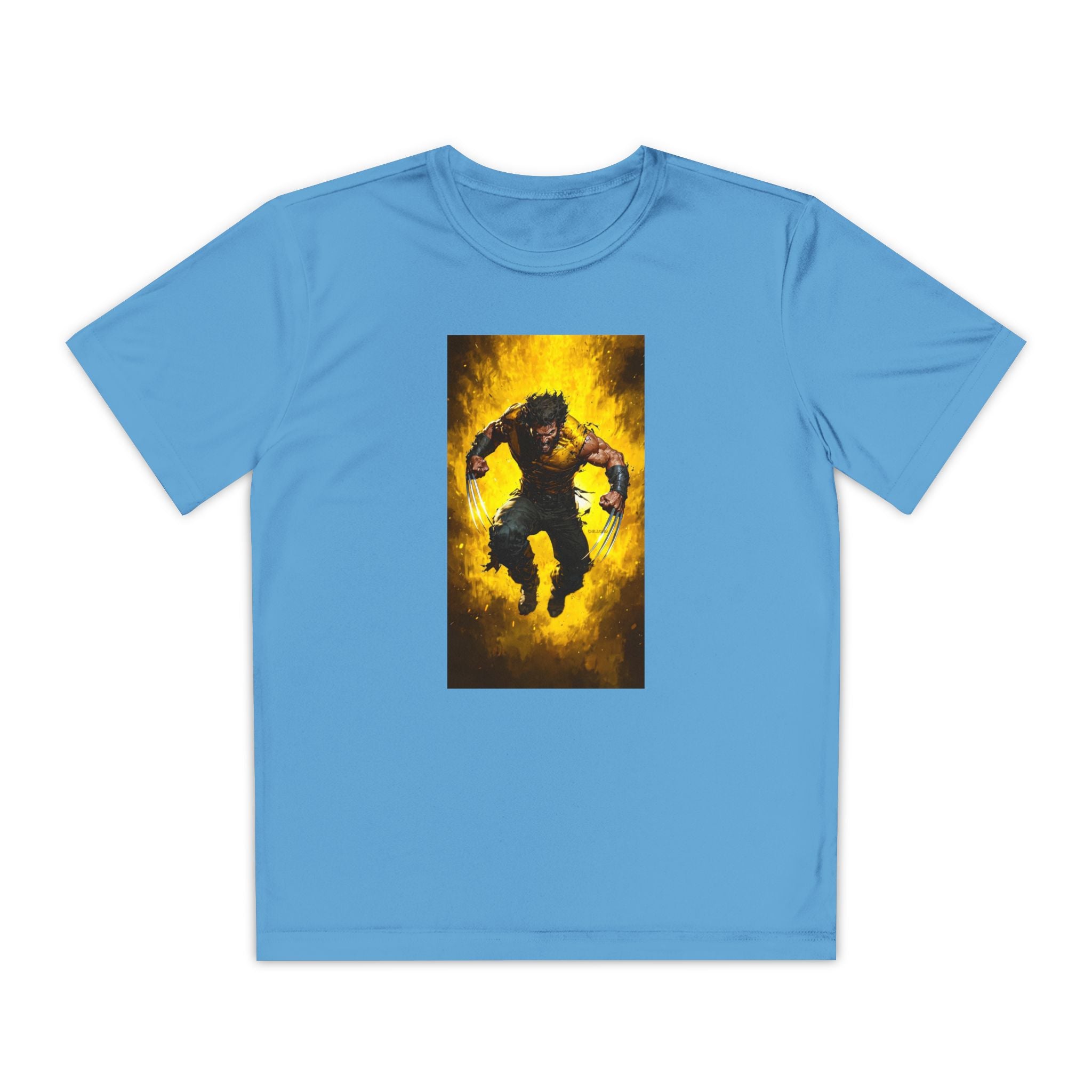 Wolverine Superhero Marvel Patriotic, Kids Graphic T-Shirt, Boys Hero Top, Girls Comic Book Clothing, Birthday