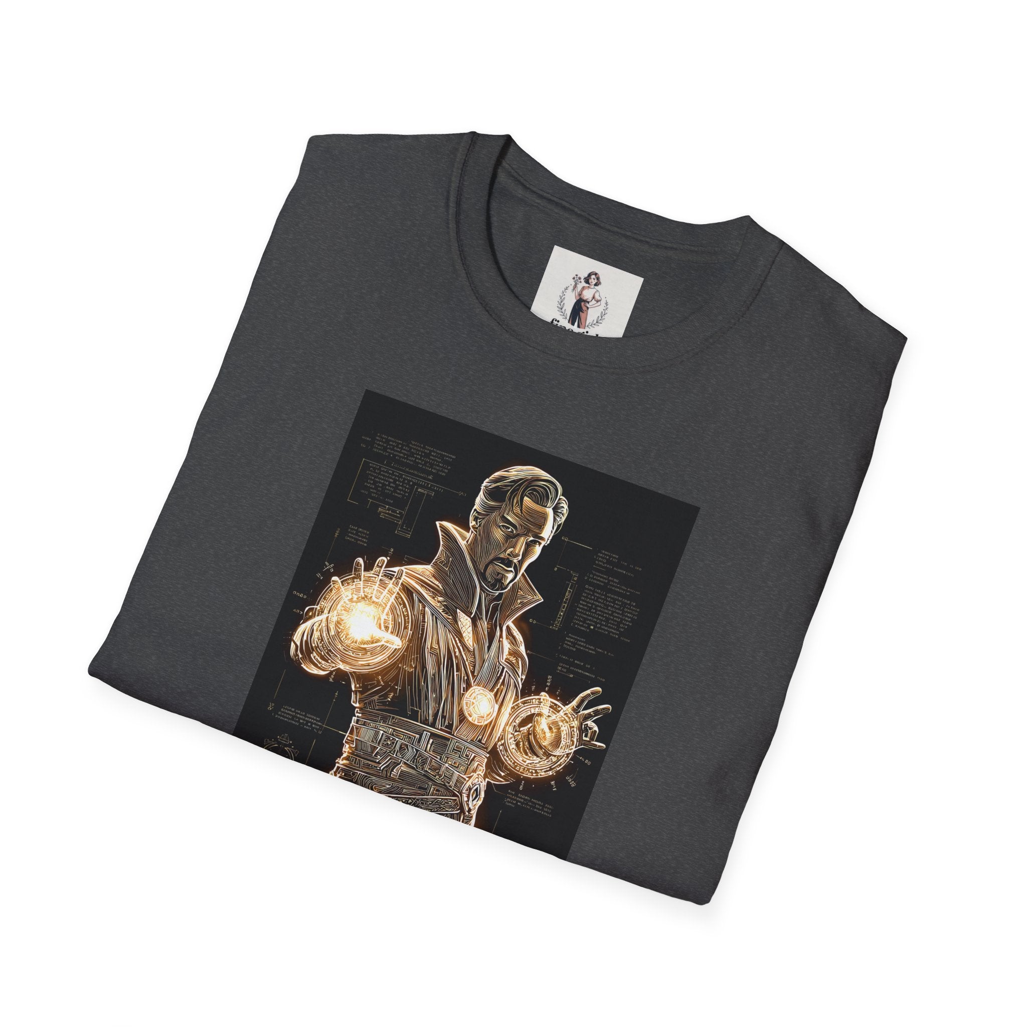 Dr Strange Superhero Marvel Unisex Softstyle T-Shirt, Comic Book Tee, Geeky Clothing, Cosplay Costume Top