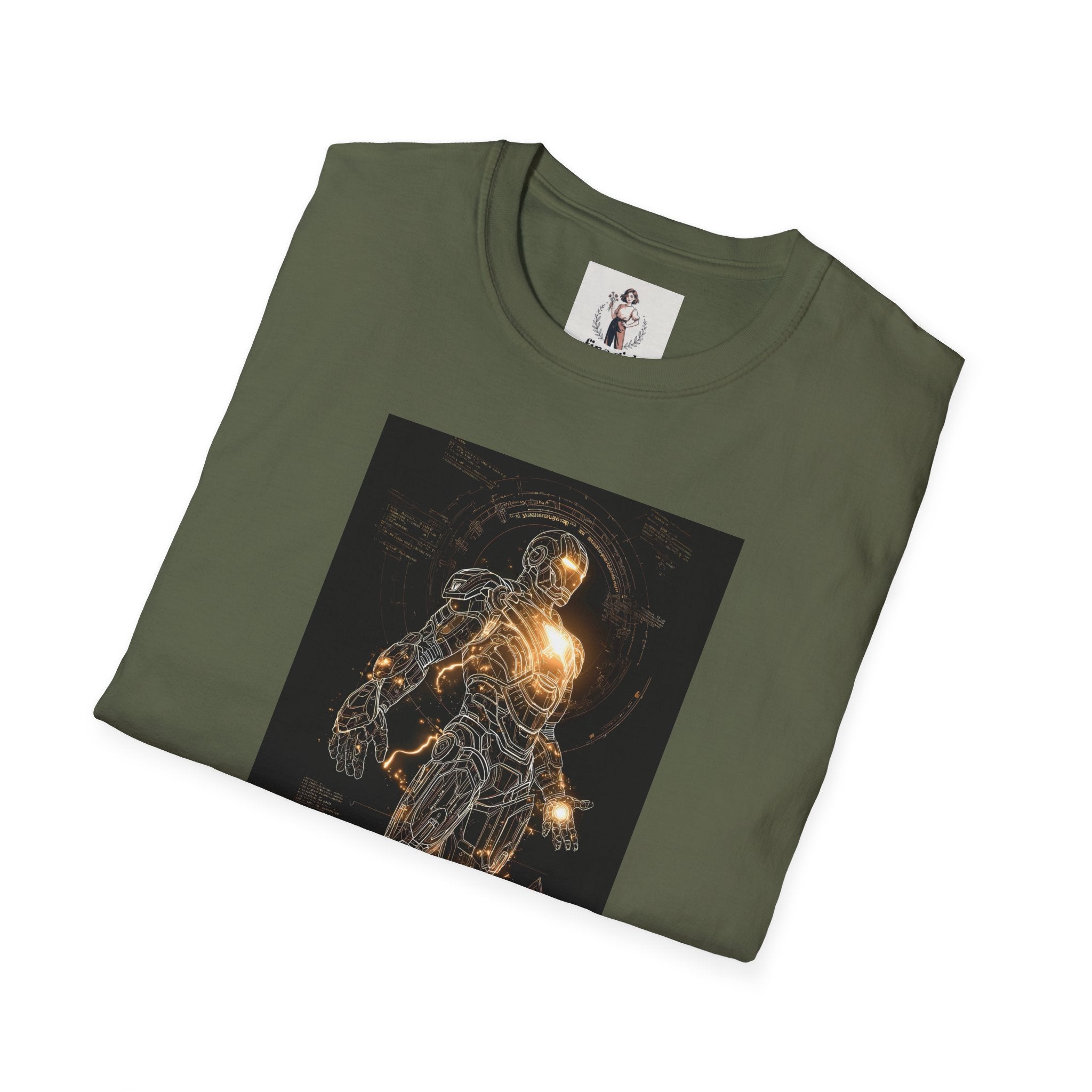 Ironman Superhero Marvel Unisex Softstyle T-Shirt, Comic Book Tee, Geeky Clothing, Cosplay Costume Top