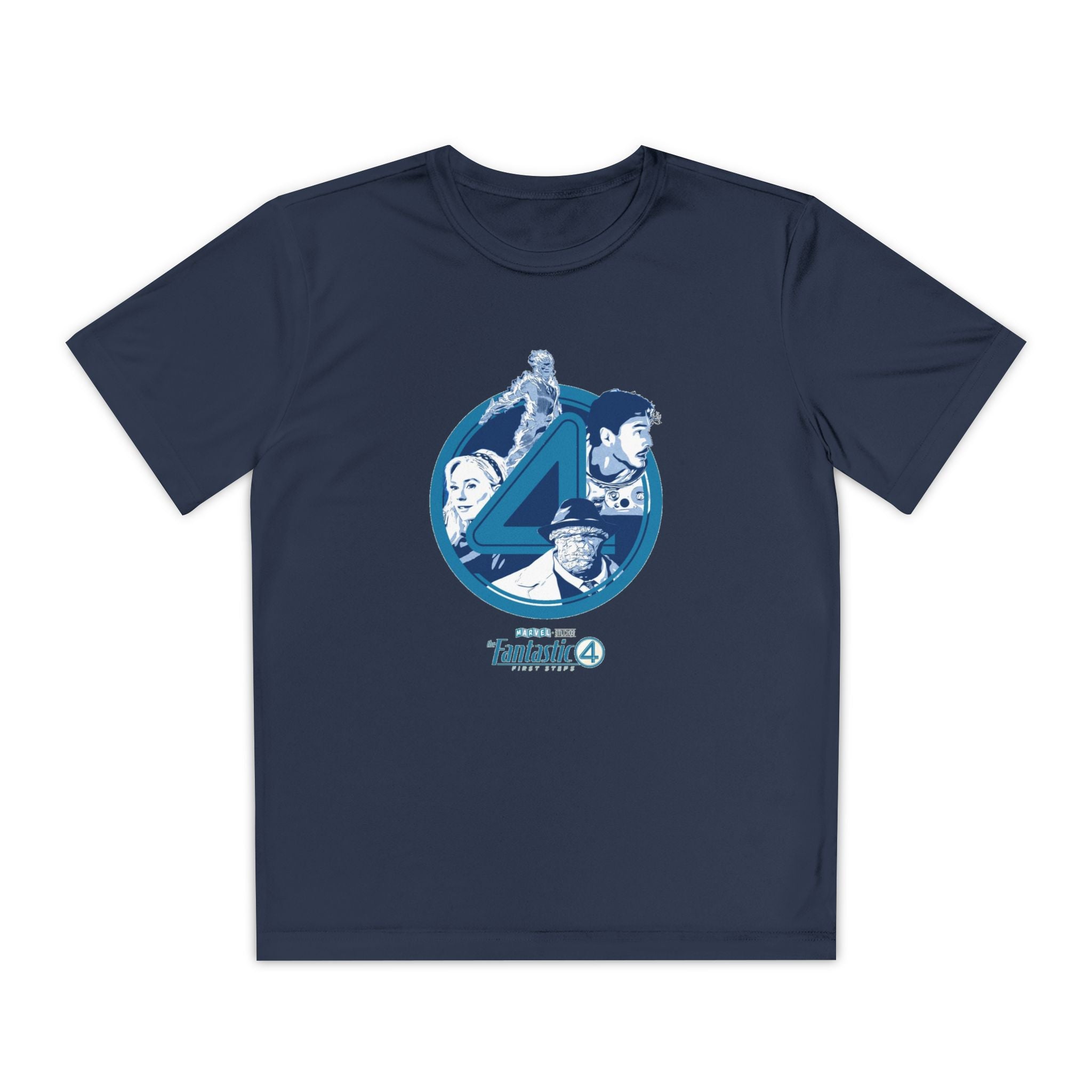 Fantastic 4 Youth T-Shirt Sports Graphic Tee, Cool Athletic Shirt for Kids, Perfect for Sports Events, Team Spirit