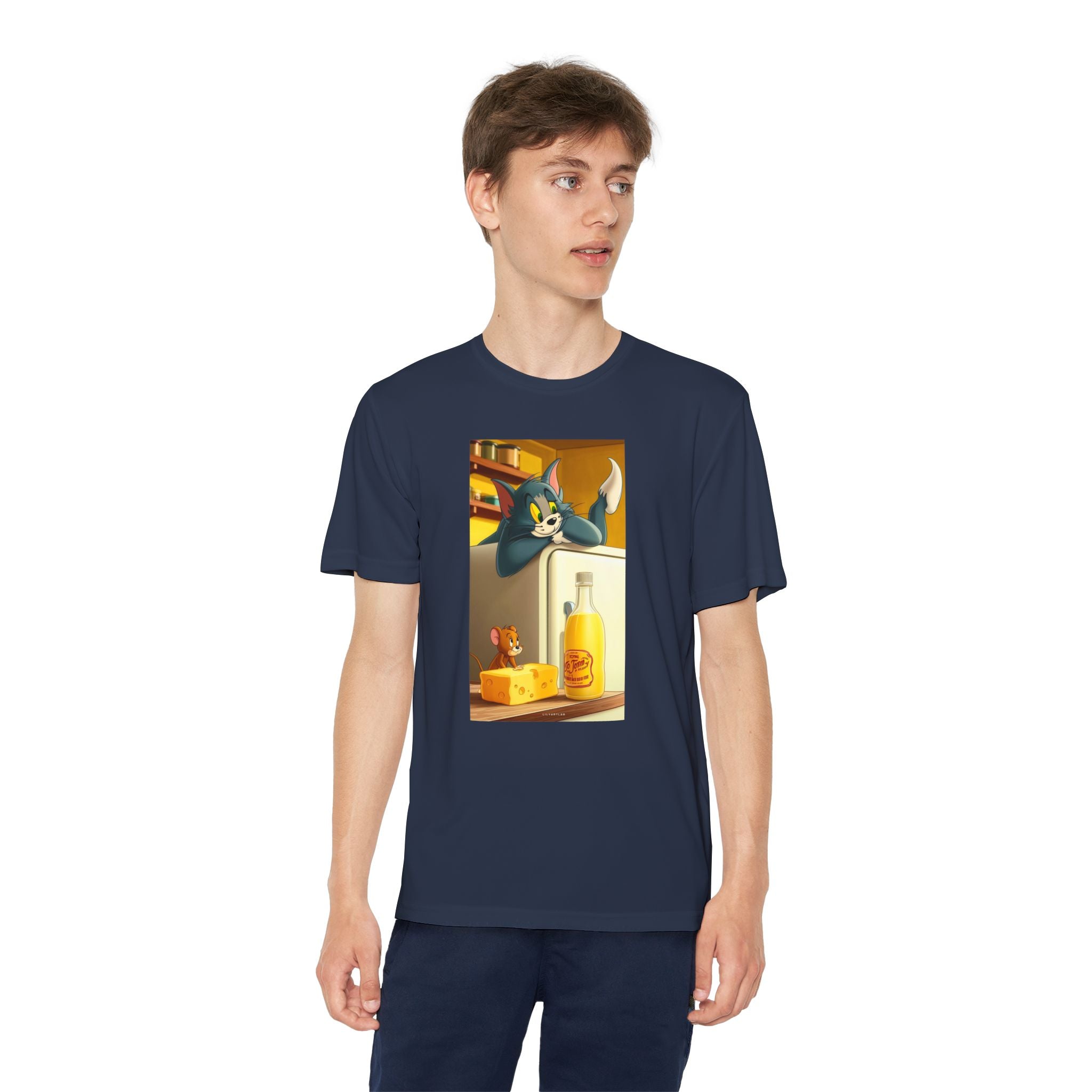 Youth Competitor Tee with Tom And Jerry design, Cartoon Graphic Kid's T-Shirt, Kids Tee, Children's Clothing, Funny Tee for Boys and Girls