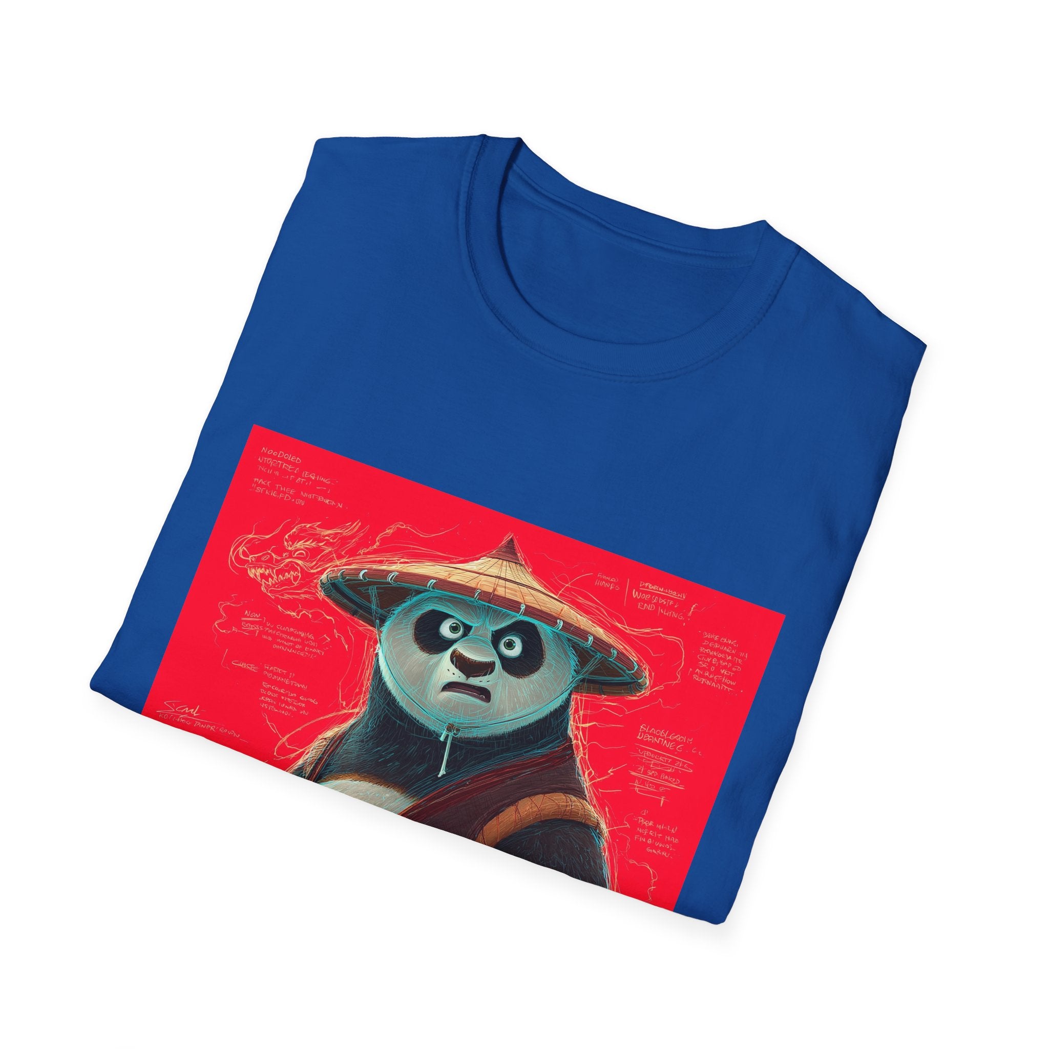 Kung Fu Panda Unisex Softstyle T-Shirt, DreamWorks Animation Youth Competitor Tee, Graphic Tee, Movie Fan Gift, Cult Classic Shirt, Comfy