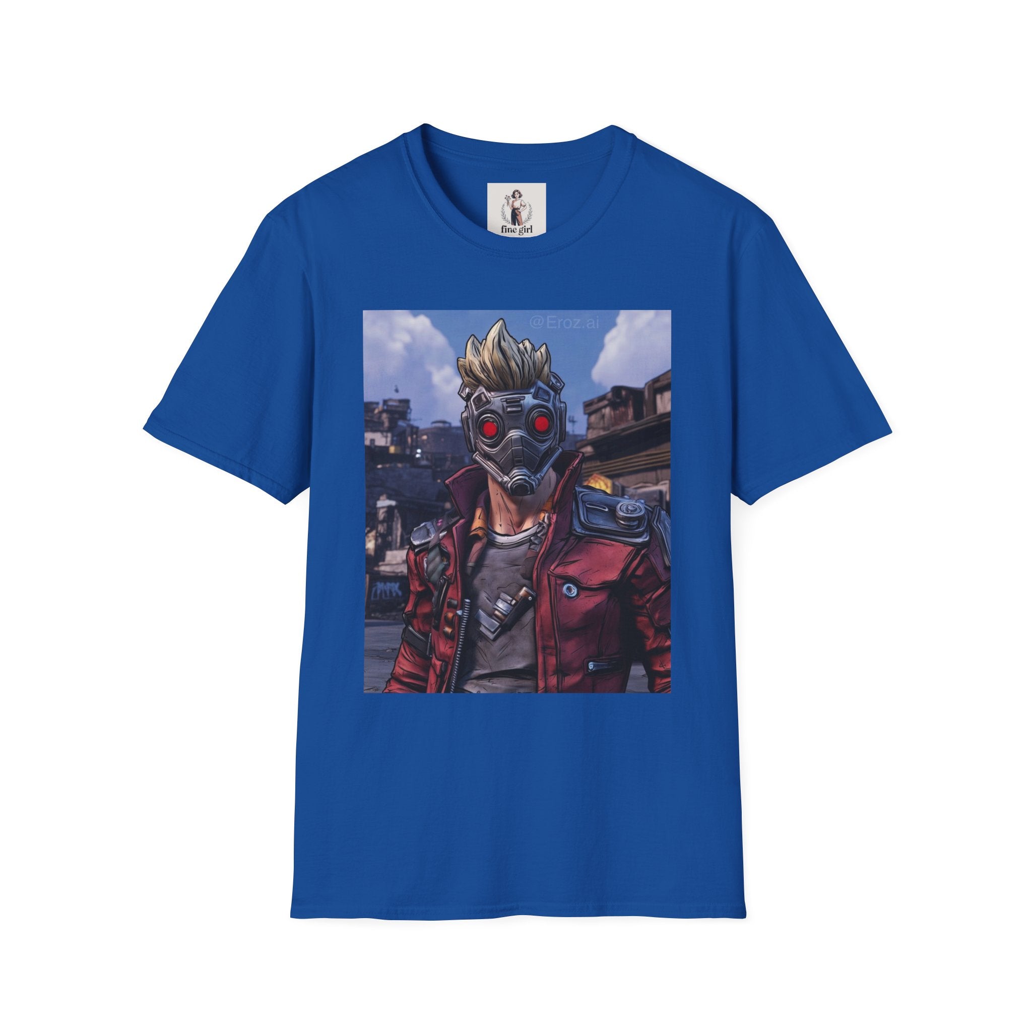 Star-Lord Superhero Marvel Unisex Softstyle T-Shirt, Comic Book Tee, Geeky Clothing, Cosplay Costume Top