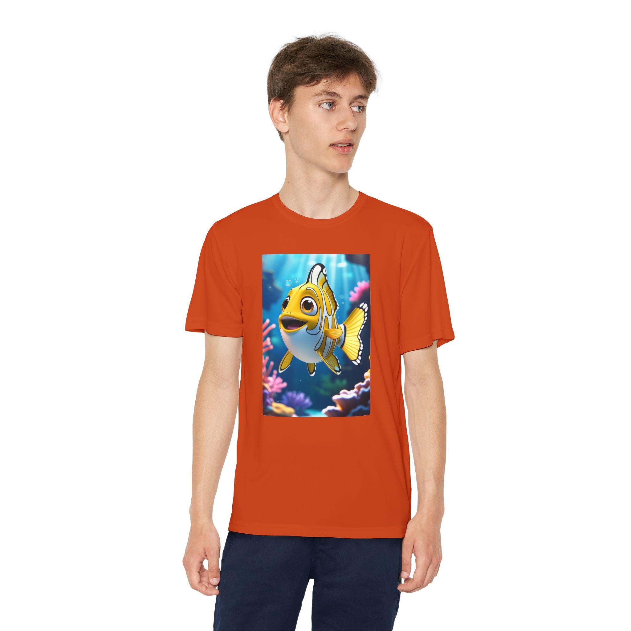 Nemo Fish Ocean Youth T-Shirt - Underwater Kids Tee, Finding Nemo Shirt, Beach Vacation Clothing, Ocean Lover Gift, Fish Theme Top
