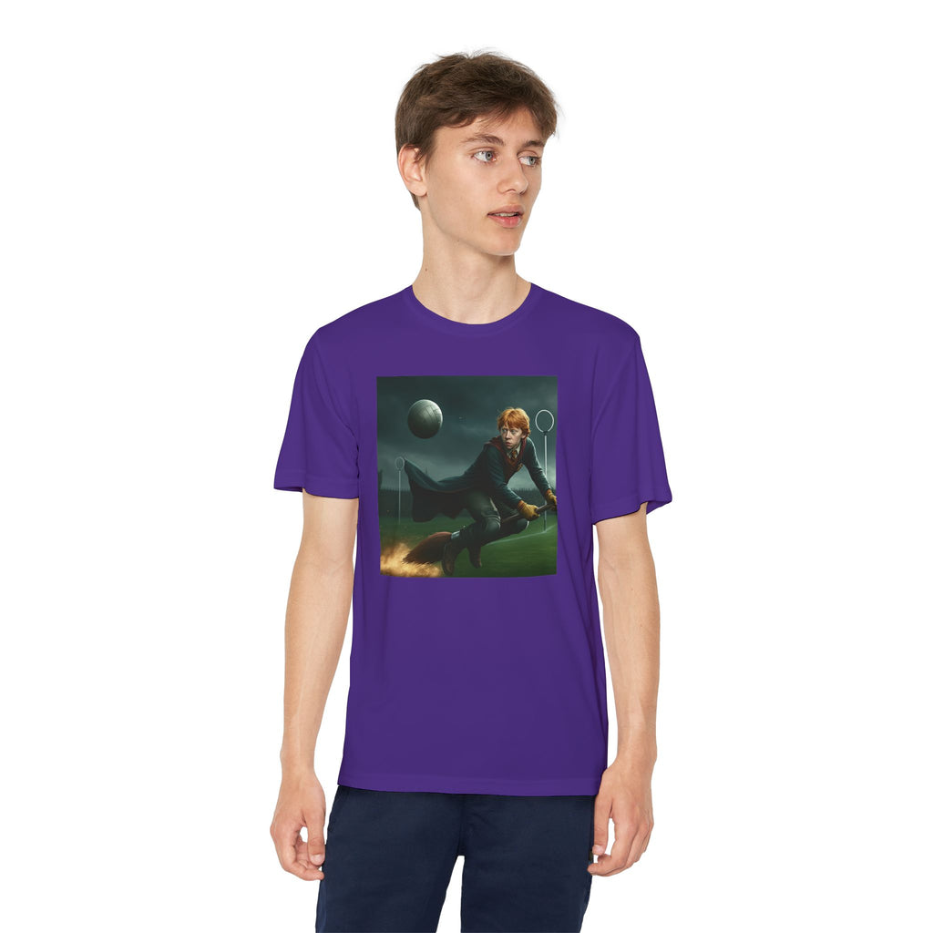 Youth Competitor Tee - Harry Potter, Wizard School Shirt, Magical Kids Top, Hogwarts Fan Gift, Sorcerer's Stone T-Shirt