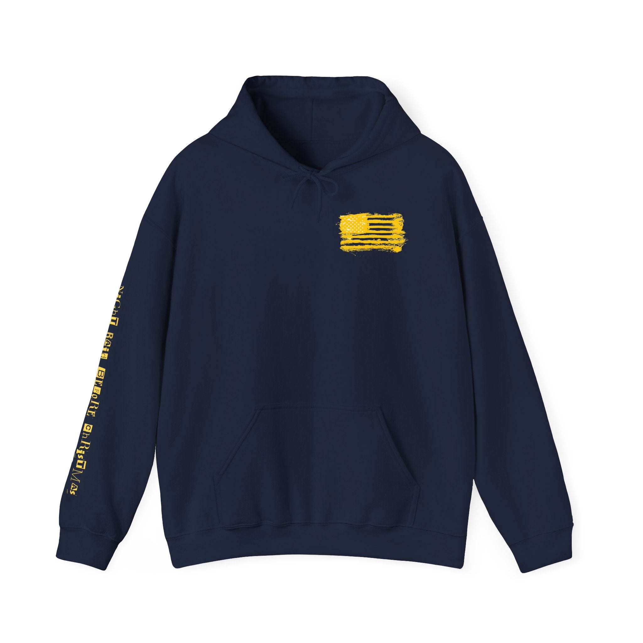 Night Raid Before Christmas Patriotic Hoodie Rebel Spirit Unisex Hoodie