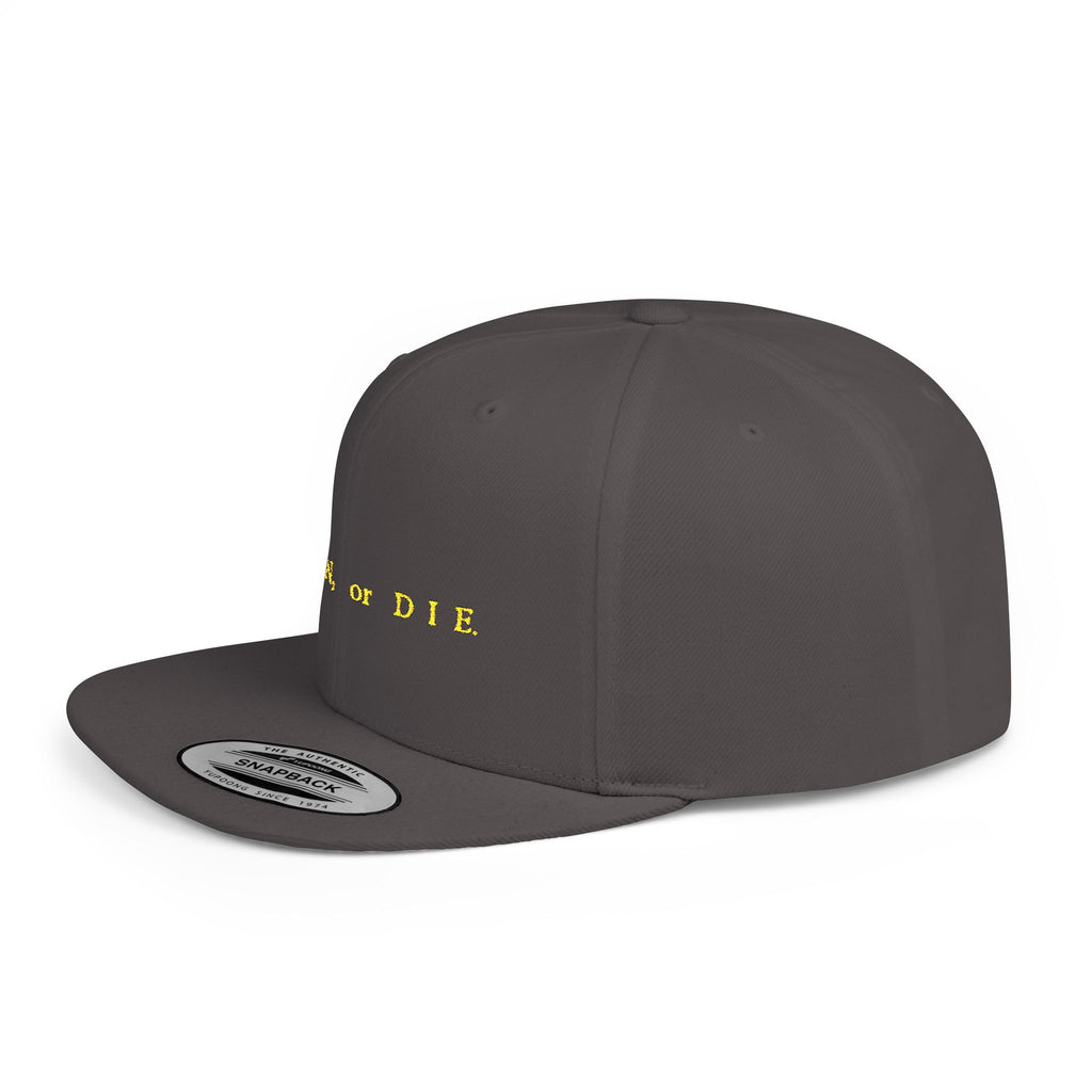 Join Or Die ~ Stylish Flat Bill Snapback Hat