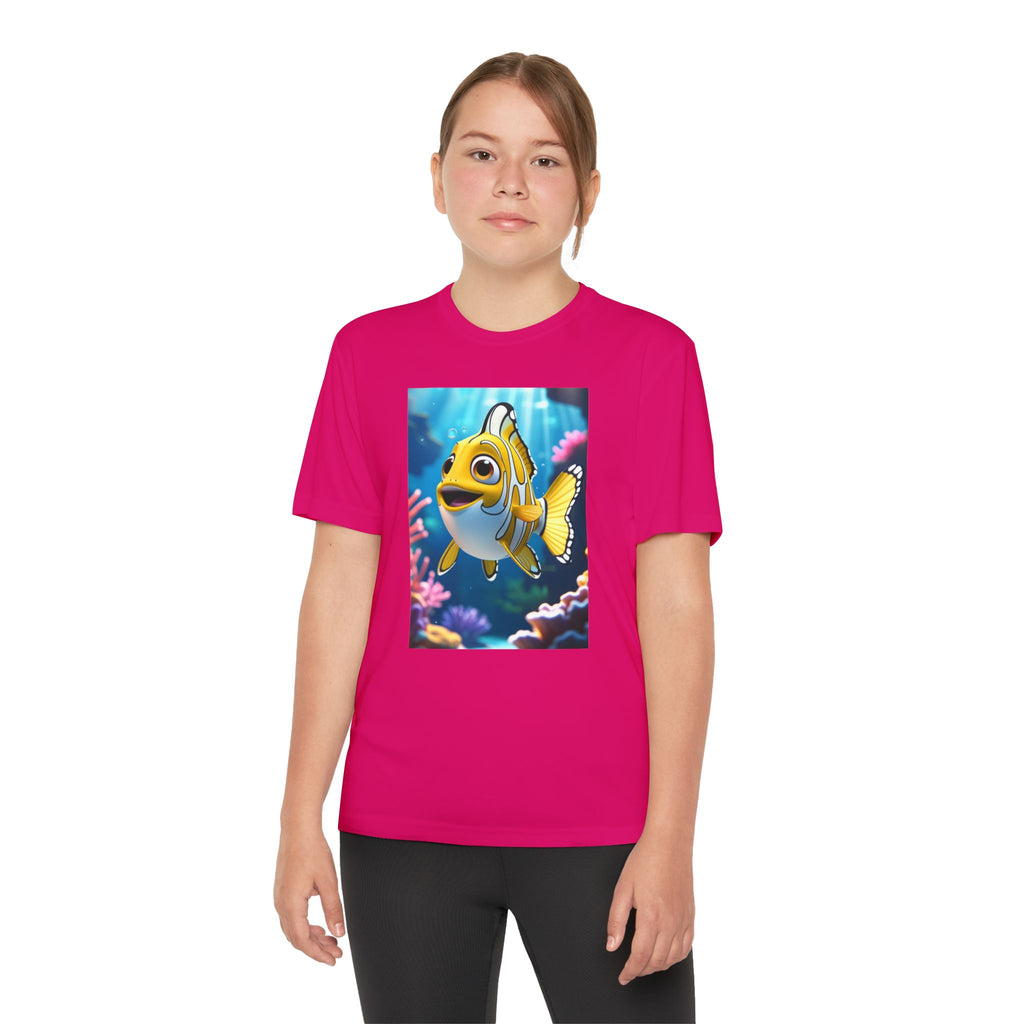 Nemo Fish Ocean Youth T-Shirt - Underwater Kids Tee, Finding Nemo Shirt, Beach Vacation Clothing, Ocean Lover Gift, Fish Theme Top