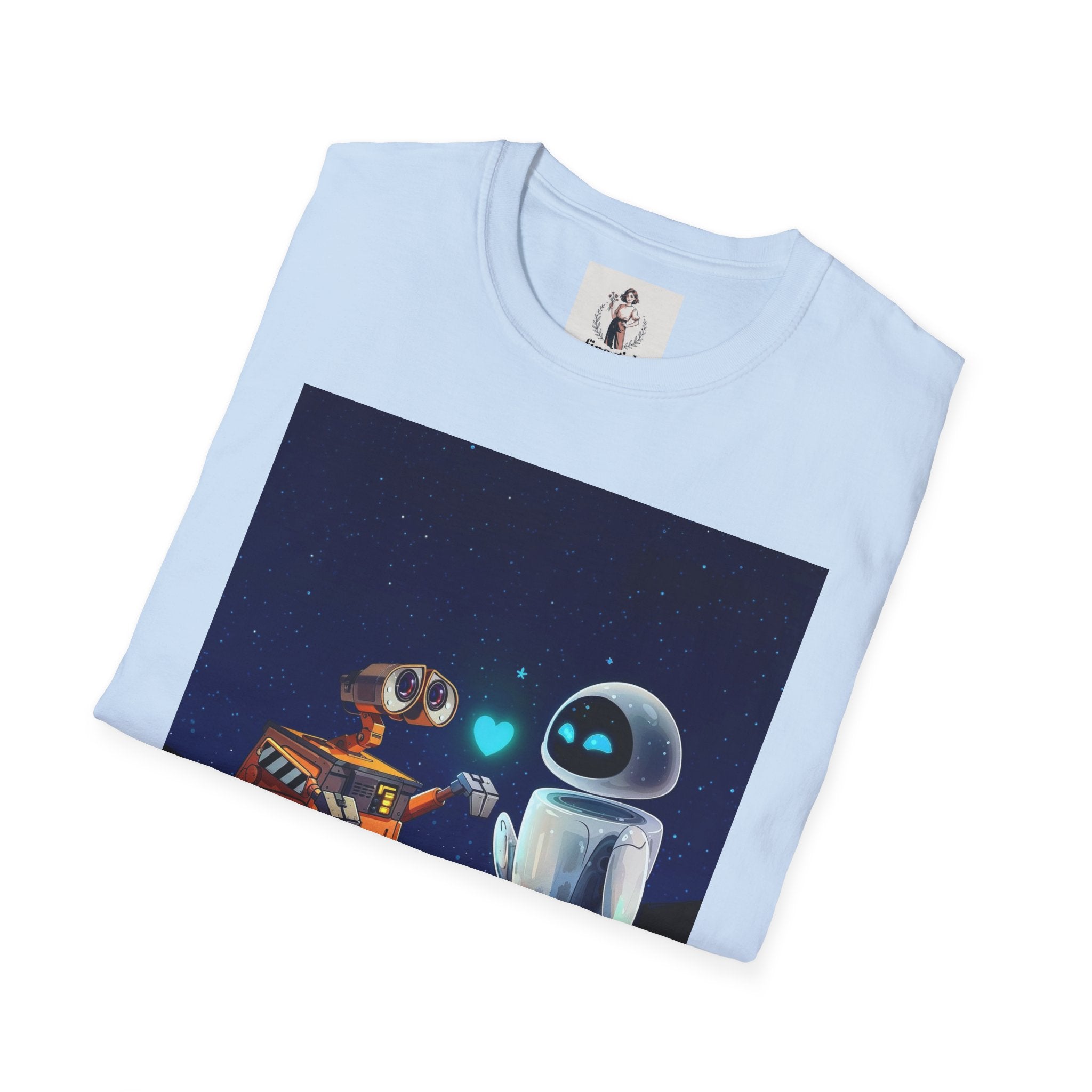 Wall-E Pixar Animation Unisex T-Shirt, Walt Disney Tee, Movie Lover Gift, Graphic Novelty Shirt, Cartoon Character Apparel