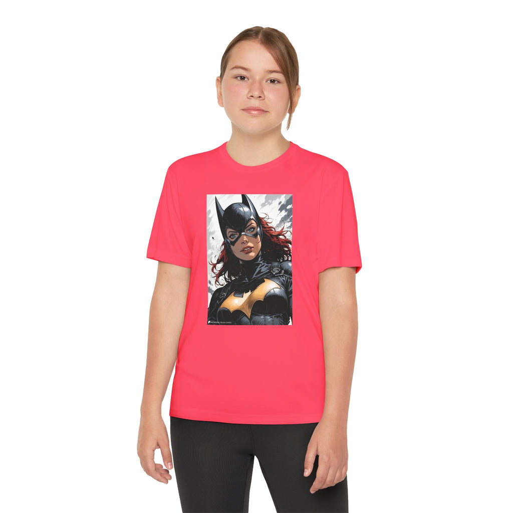 Superhero Youth T-Shirt Sports Graphic Tee, Cool Athletic Shirt for Kids