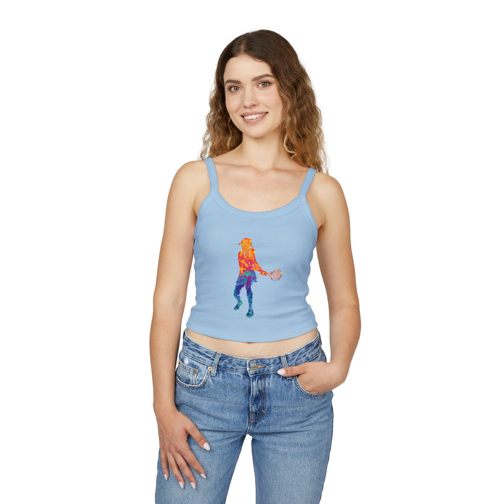 Tennis Woman Tank Top, Athletic Workout Top, Fitness Sleeveless Shirt, Jogging Muscle Tee, Exercise Gym Cami