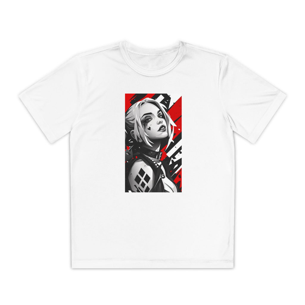 Superhero Youth T-Shirt Sports Graphic Tee, Cool Athletic Shirt for Kids