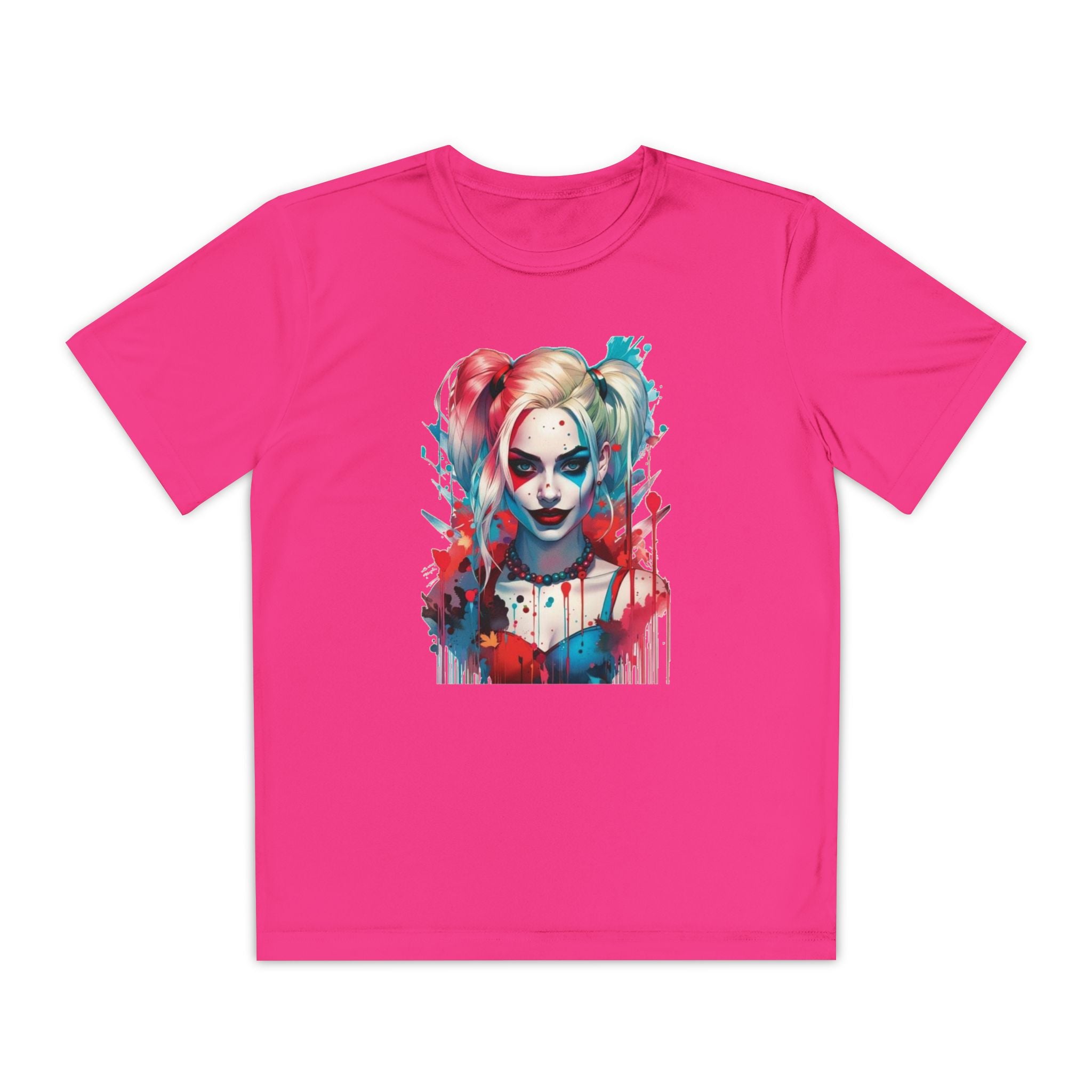 Superhero Youth T-Shirt Sports Graphic Tee, Cool Athletic Shirt for Kids