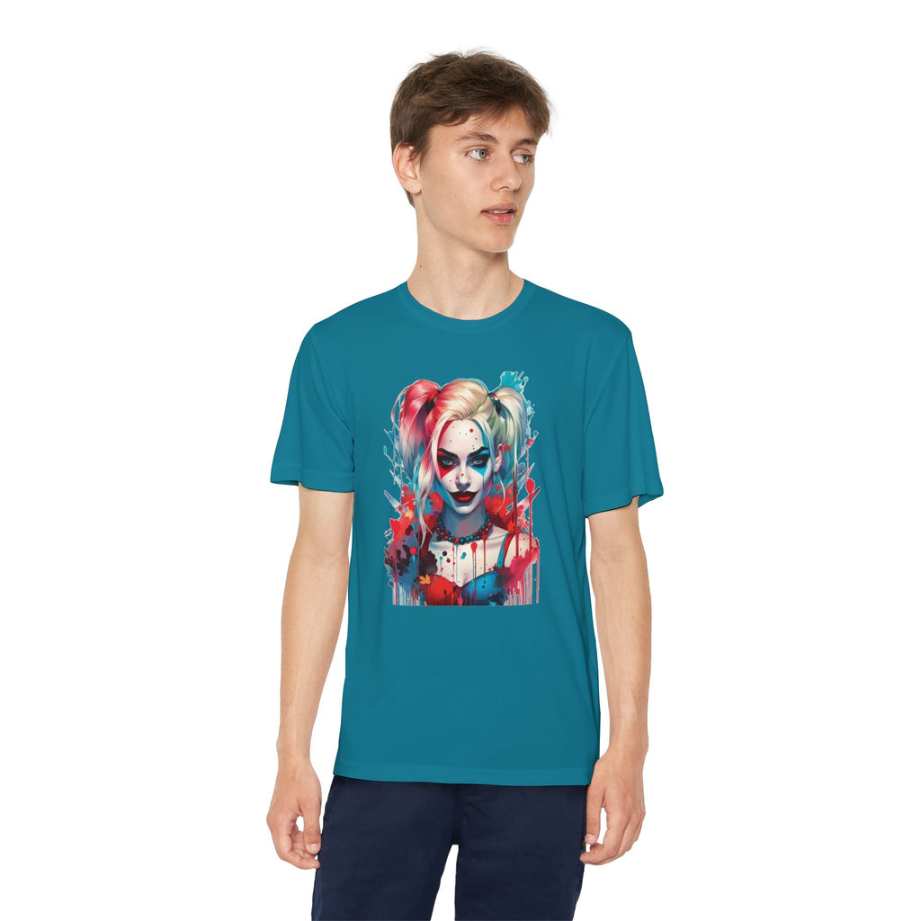 Superhero Youth T-Shirt Sports Graphic Tee, Cool Athletic Shirt for Kids