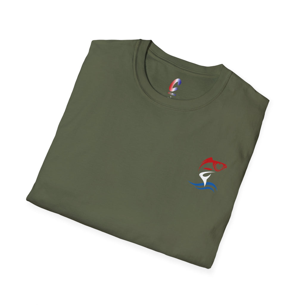 Patriotic Fishing Tshirt, American Flag Tee, 4th of July Shirt, USA Independence Day Top, Patriotic Graphic Tee, Unisex Patriotic