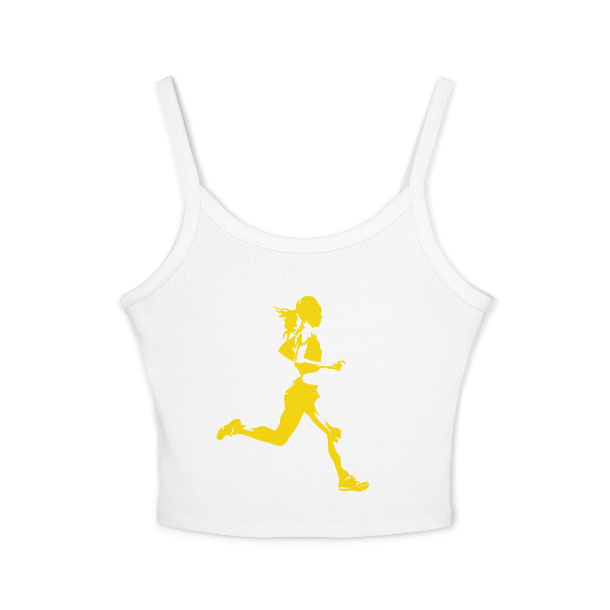 Running Woman Tank Top, Athletic Workout Top, Fitness Sleeveless Shirt, Jogging Muscle Tee, Exercise Gym Cami