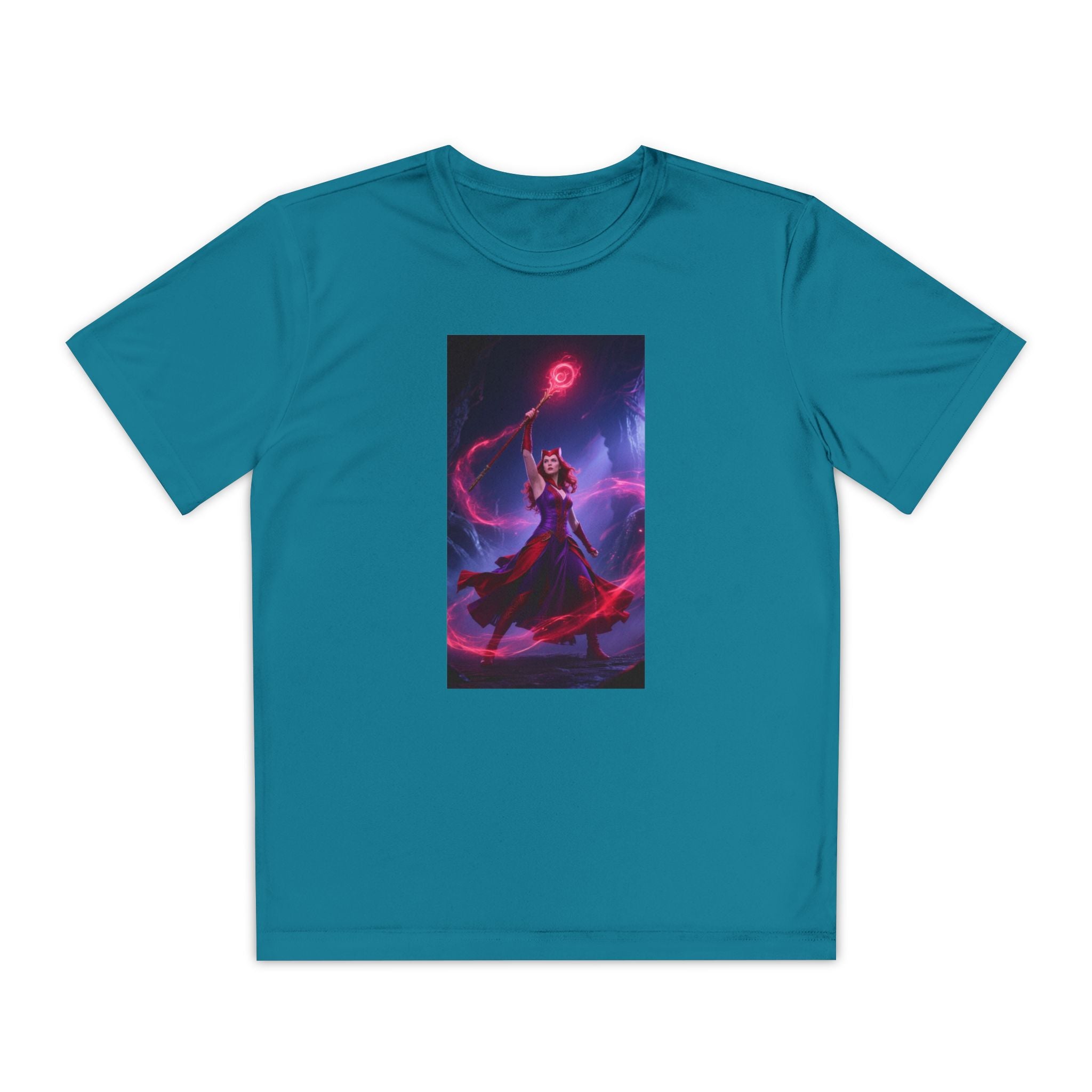 Superhero Youth T-Shirt Sports Graphic Tee, Cool Athletic Shirt for Kids