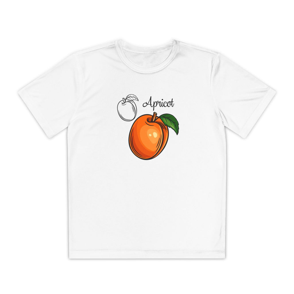 Apricot Youth T-Shirt Sports Graphic Tee, Cool Athletic Shirt for Kids, Perfect for Sports Events, Team Spirit