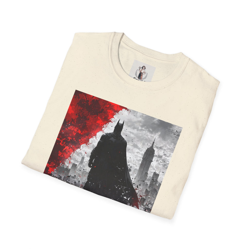 Batman Marvel Unisex Softstyle T-Shirt, Comic Book Tee, Geeky Clothing, Cosplay Costume Top