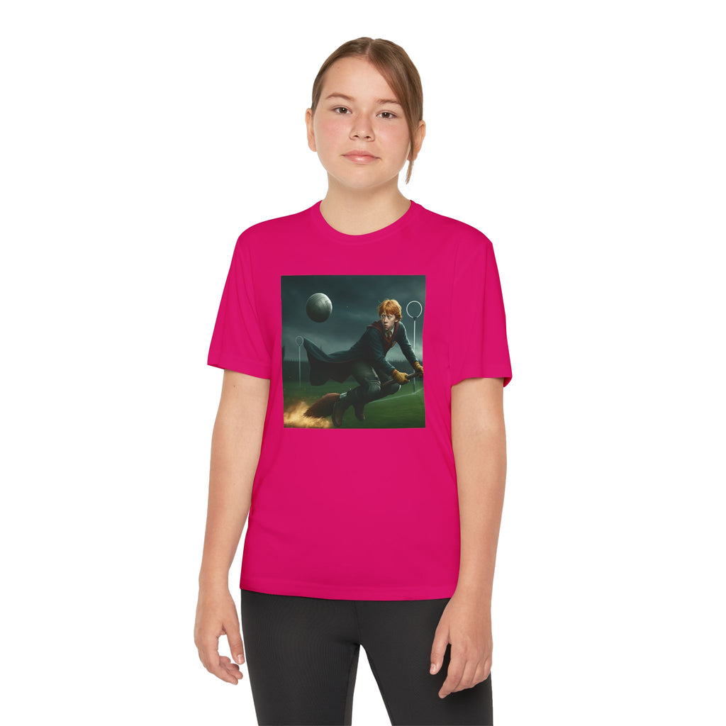 Youth Competitor Tee - Harry Potter, Wizard School Shirt, Magical Kids Top, Hogwarts Fan Gift, Sorcerer's Stone T-Shirt