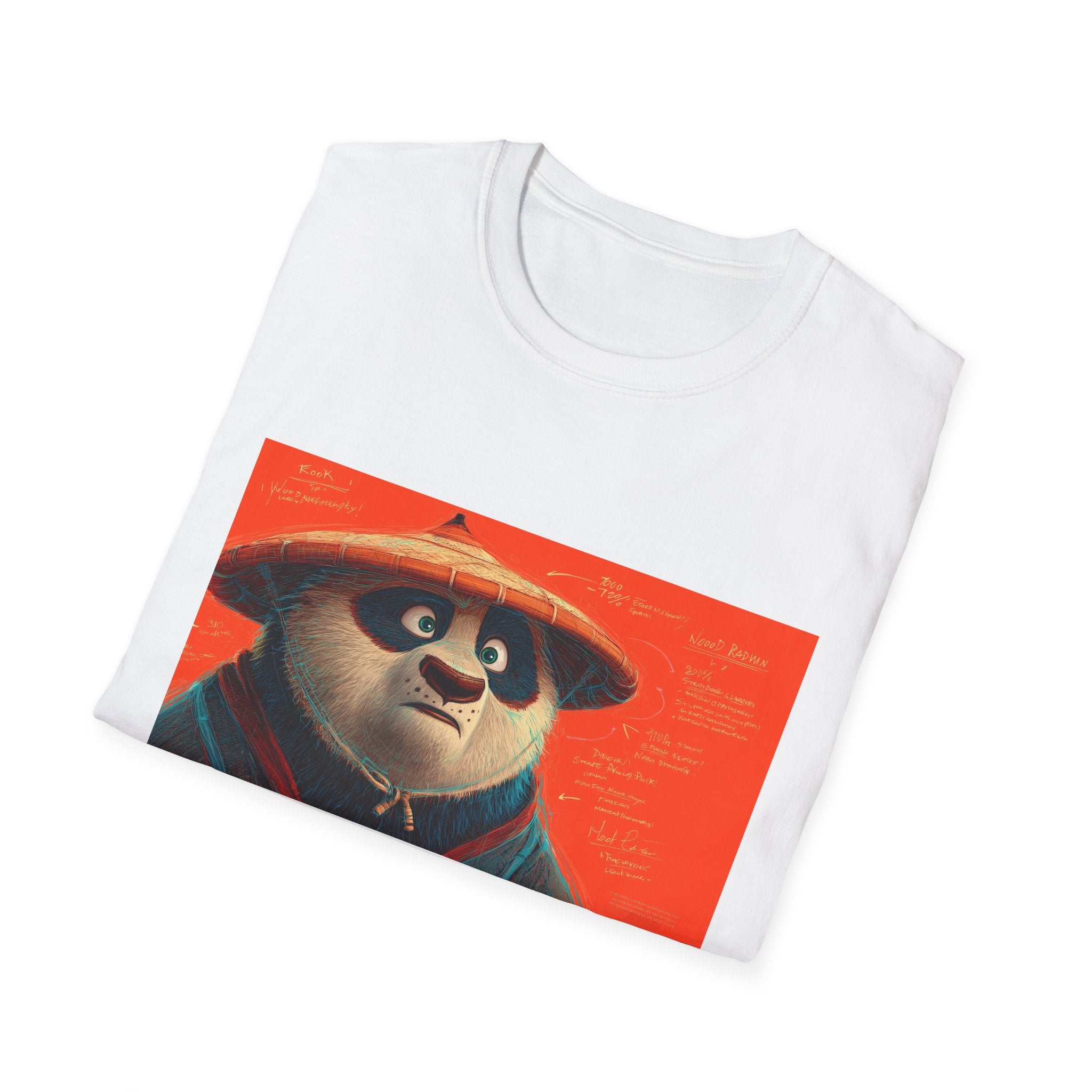 Kung Fu Panda Unisex Softstyle T-Shirt, DreamWorks Animation Youth Competitor Tee, Graphic Tee, Movie Fan Gift, Cult Classic Shirt, Comfy