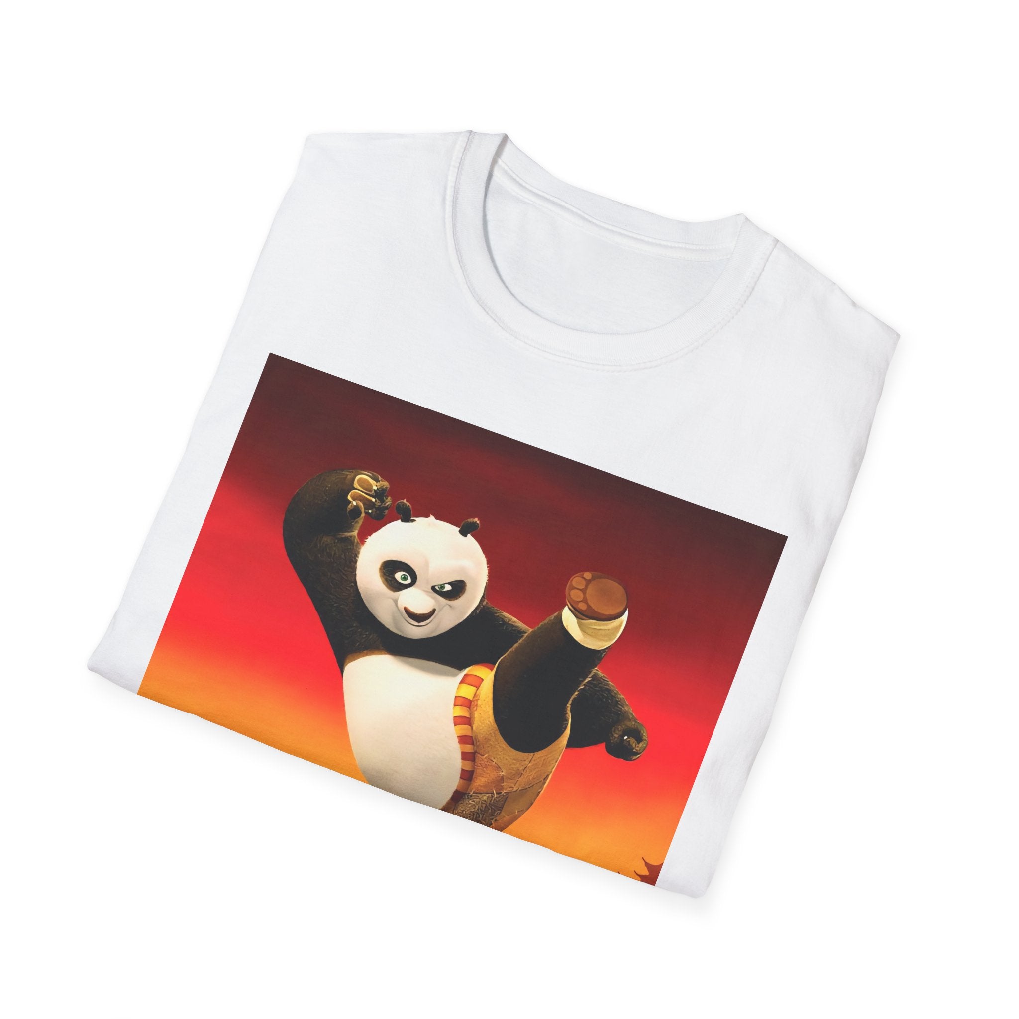 Kung Fu Panda Unisex Softstyle T-Shirt, DreamWorks Animation Youth Competitor Tee, Graphic Tee, Movie Fan Gift, Cult Classic Shirt, Comfy
