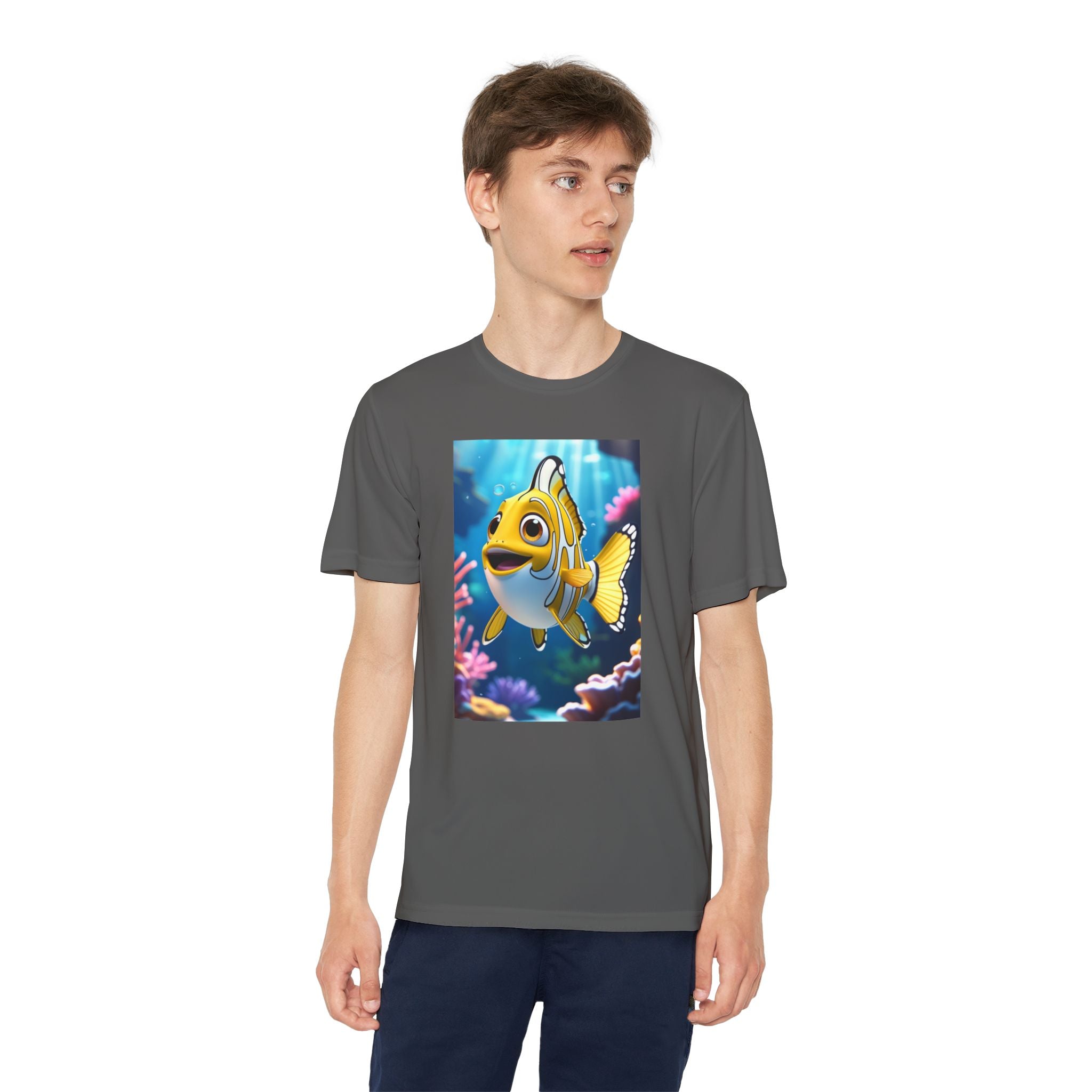 Nemo Fish Ocean Youth T-Shirt - Underwater Kids Tee, Finding Nemo Shirt, Beach Vacation Clothing, Ocean Lover Gift, Fish Theme Top