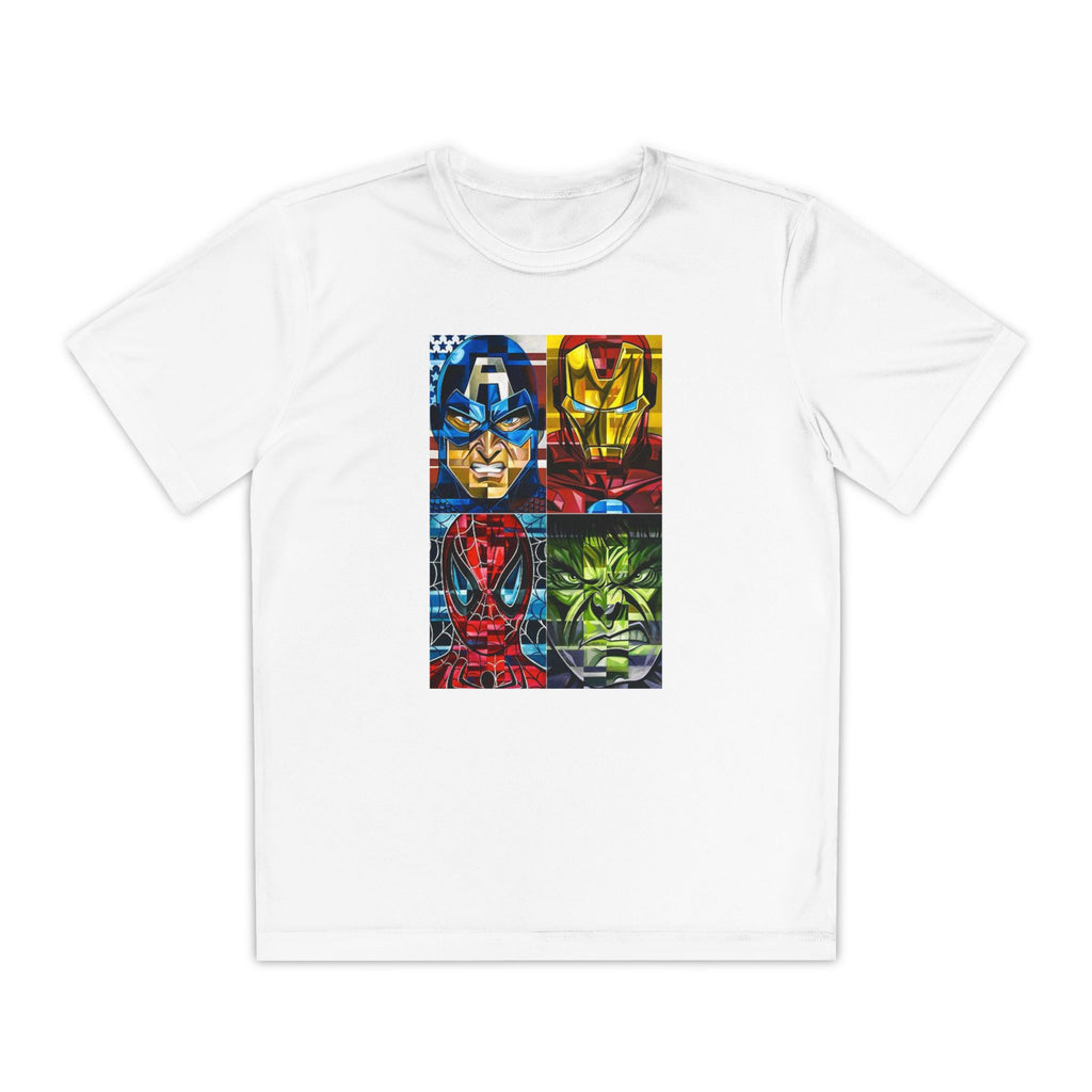 Advengers Youth T-Shirt Sports Graphic Tee, Cool Athletic Shirt for Kids, Perfect for Sports Events, Team Spirit