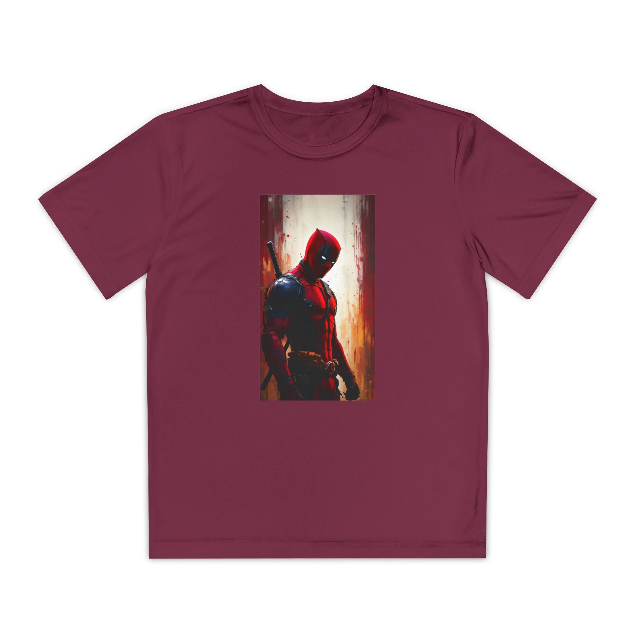 Deadpool Superhero Marvel Patriotic, Kids Graphic T-Shirt, Boys Hero Top, Girls Comic Book Clothing, Birthday