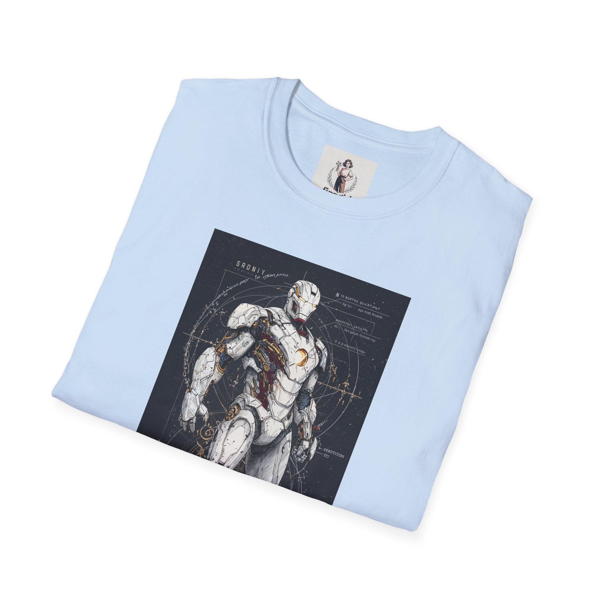 Ironman Superhero Marvel Unisex Softstyle T-Shirt, Comic Book Tee, Geeky Clothing, Cosplay Costume Top