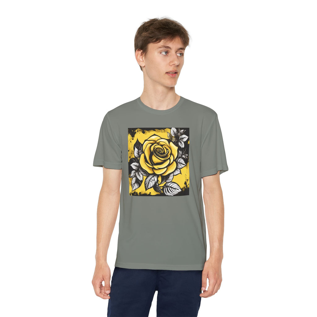 Flower Youth Tshirt, Girls Floral Tee, Kids Spring Shirt, Children's Botanical Top, Teen Blossom T-Shirt