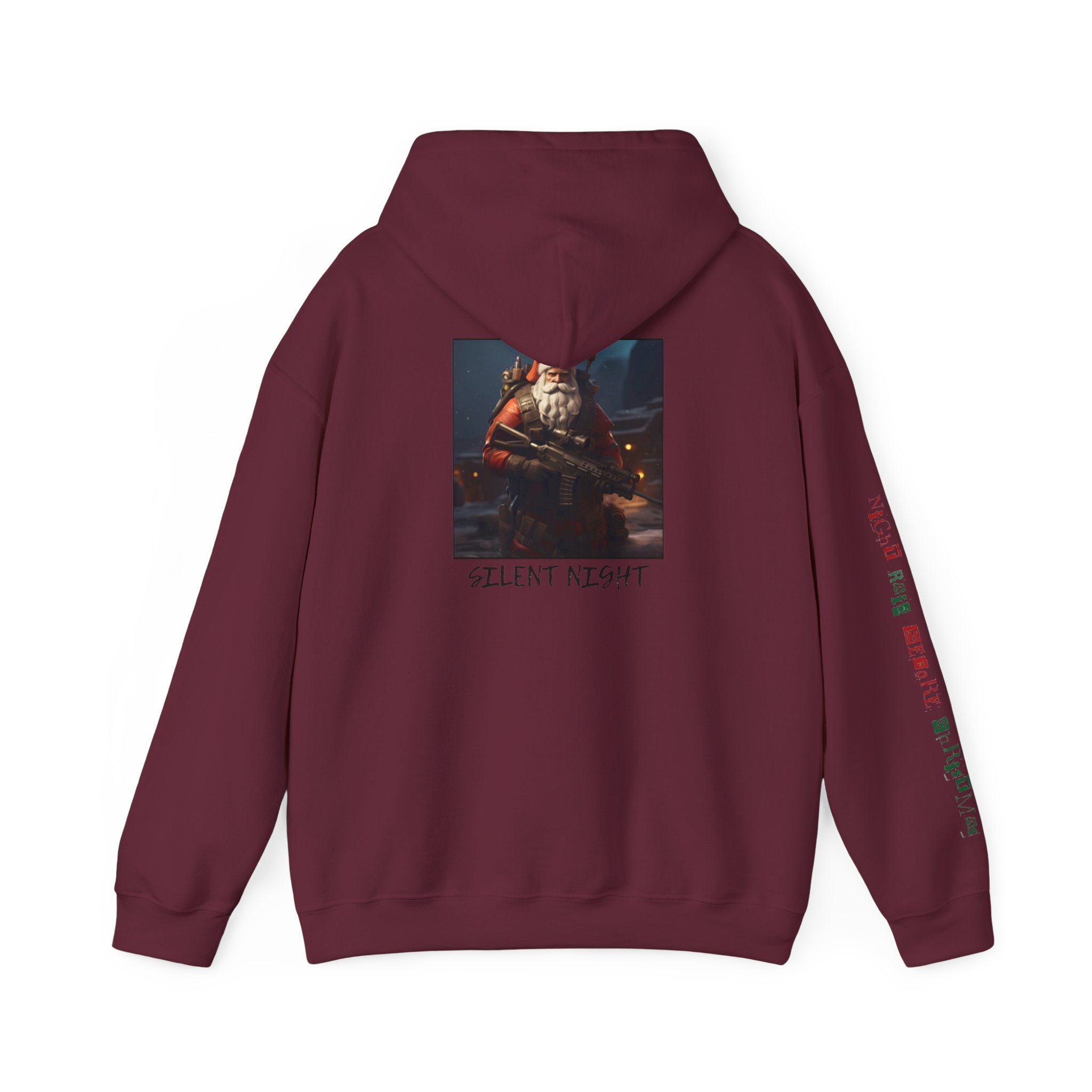 Night Raid Before Christmas Patriotic Hoodie Rebel Spirit Unisex Hoodie