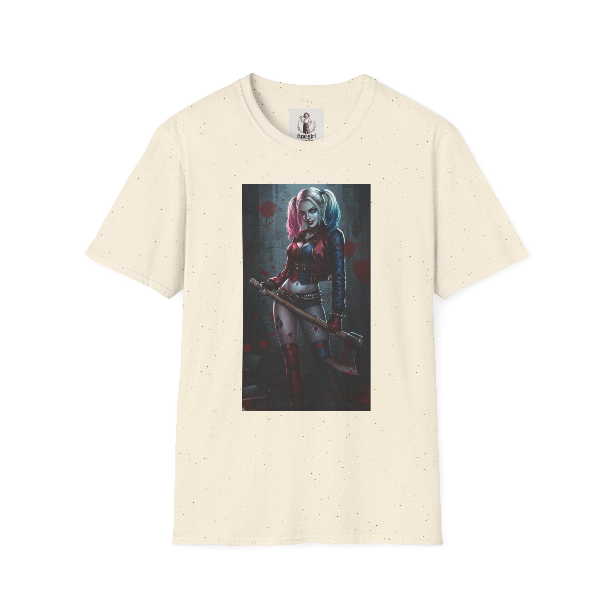 Haily Quinn Superhero Marvel Unisex Softstyle T-Shirt, Comic Book Tee, Graphic Novel Shirt, Geeky Clothing, Cosplay Costume Top