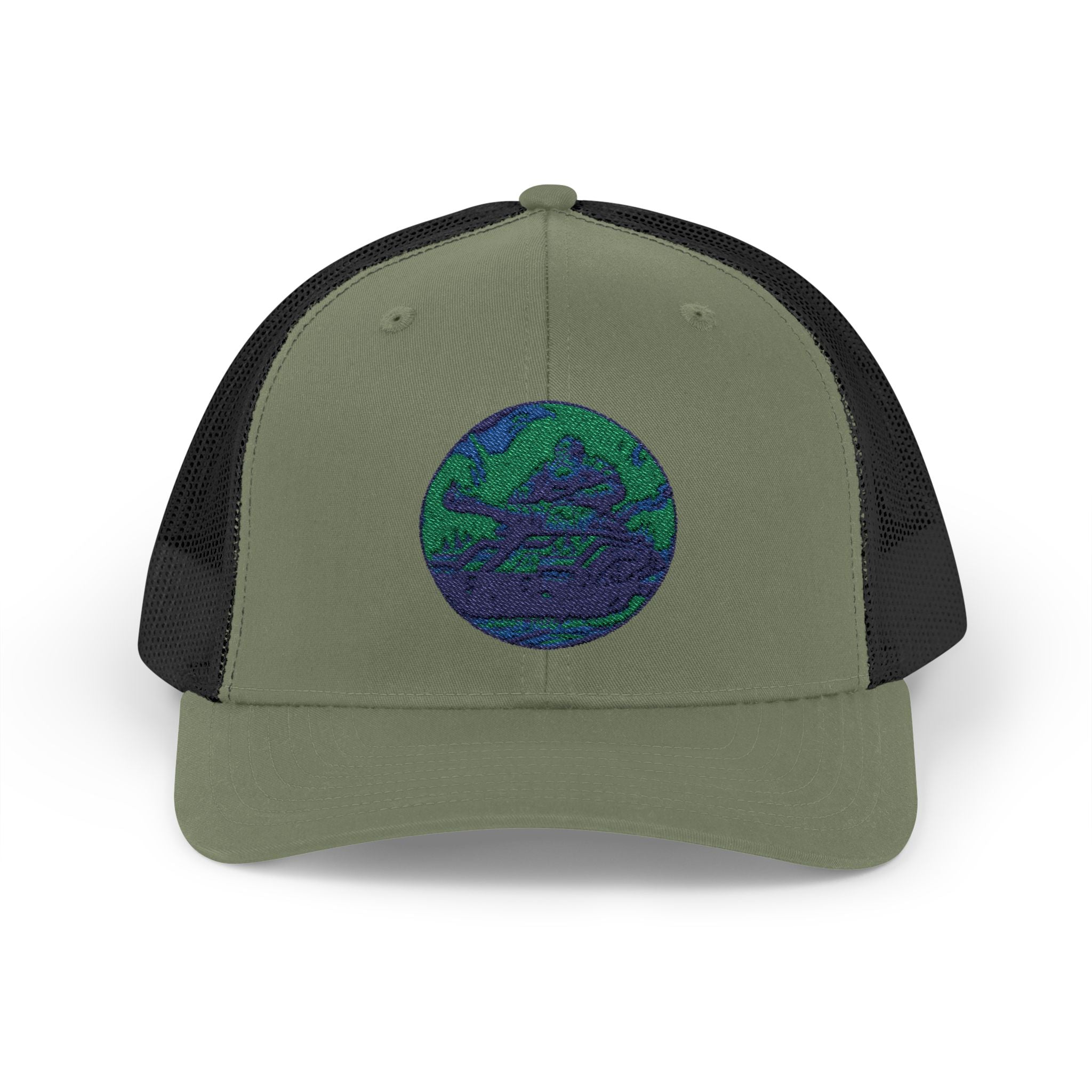 Santa Claus On A Tank Christmas Patriotic, Trucker Cap, Patriotic hat, Truckers Hat, Patriotic Accessories