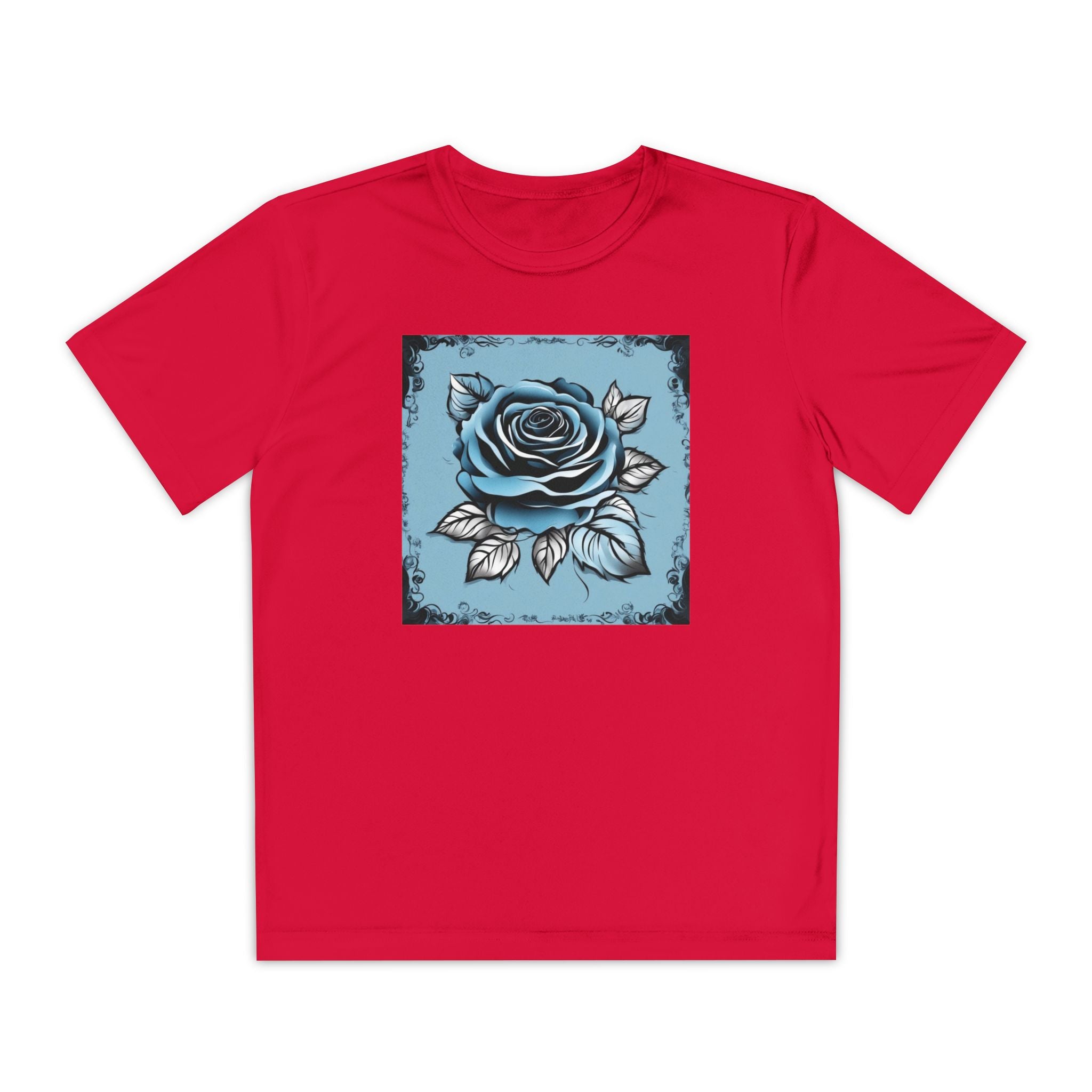 Flower Youth Tshirt, Girls Floral Tee, Kids Spring Shirt, Children's Botanical Top, Teen Blossom T-Shirt