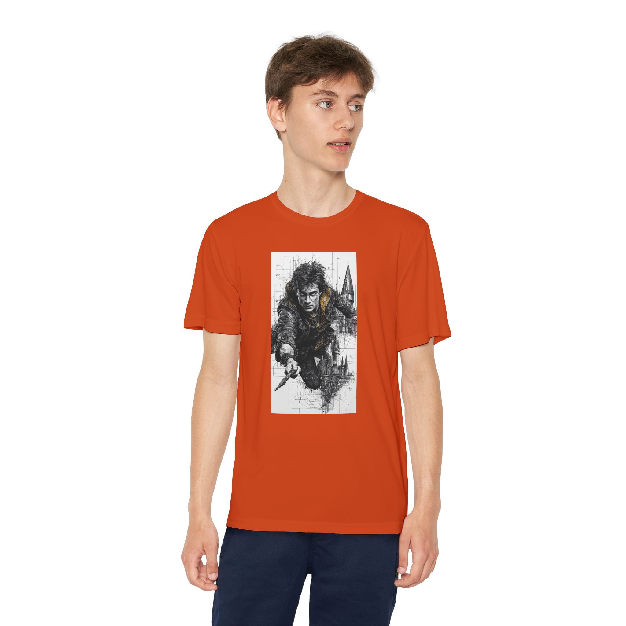 Youth Competitor Tee - Harry Potter, Wizard School Shirt, Magical Kids Top, Hogwarts Fan Gift, Sorcerer's Stone T-Shirt