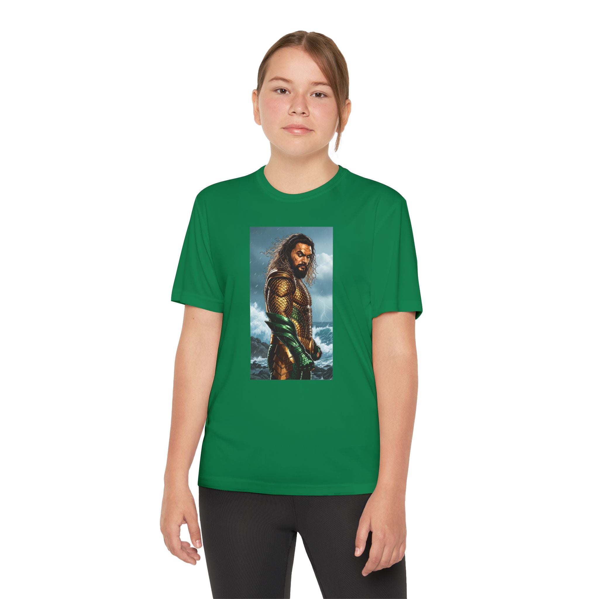 Aquaman Superhero Youth Tee, Kids Superhero Shirt, Child Aquaman T-shirt, Comic Book Tee, Superhero Fan Gift
