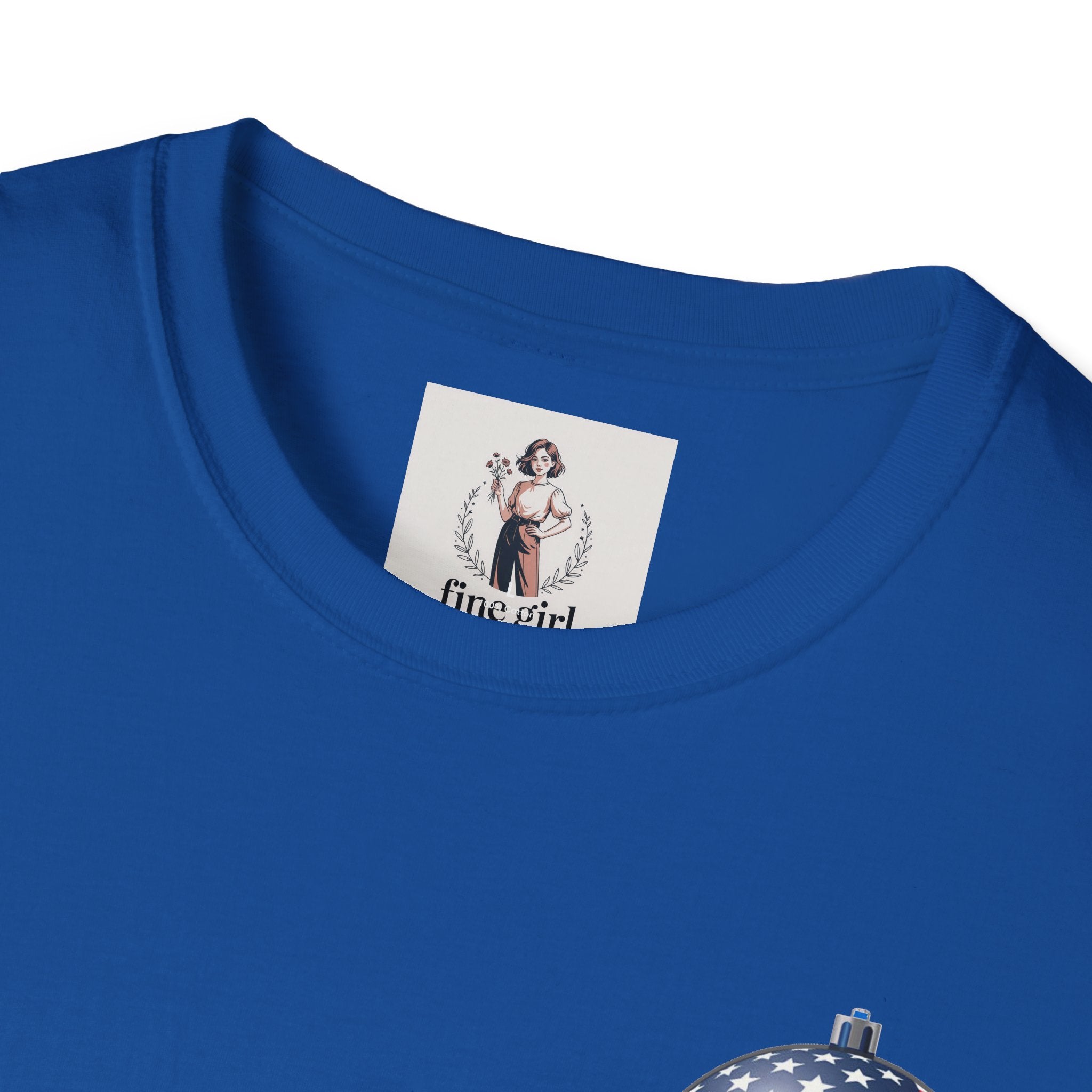 Santa Claus On A Tank Christmas ~ Unisex Softstyle T-Shirt
