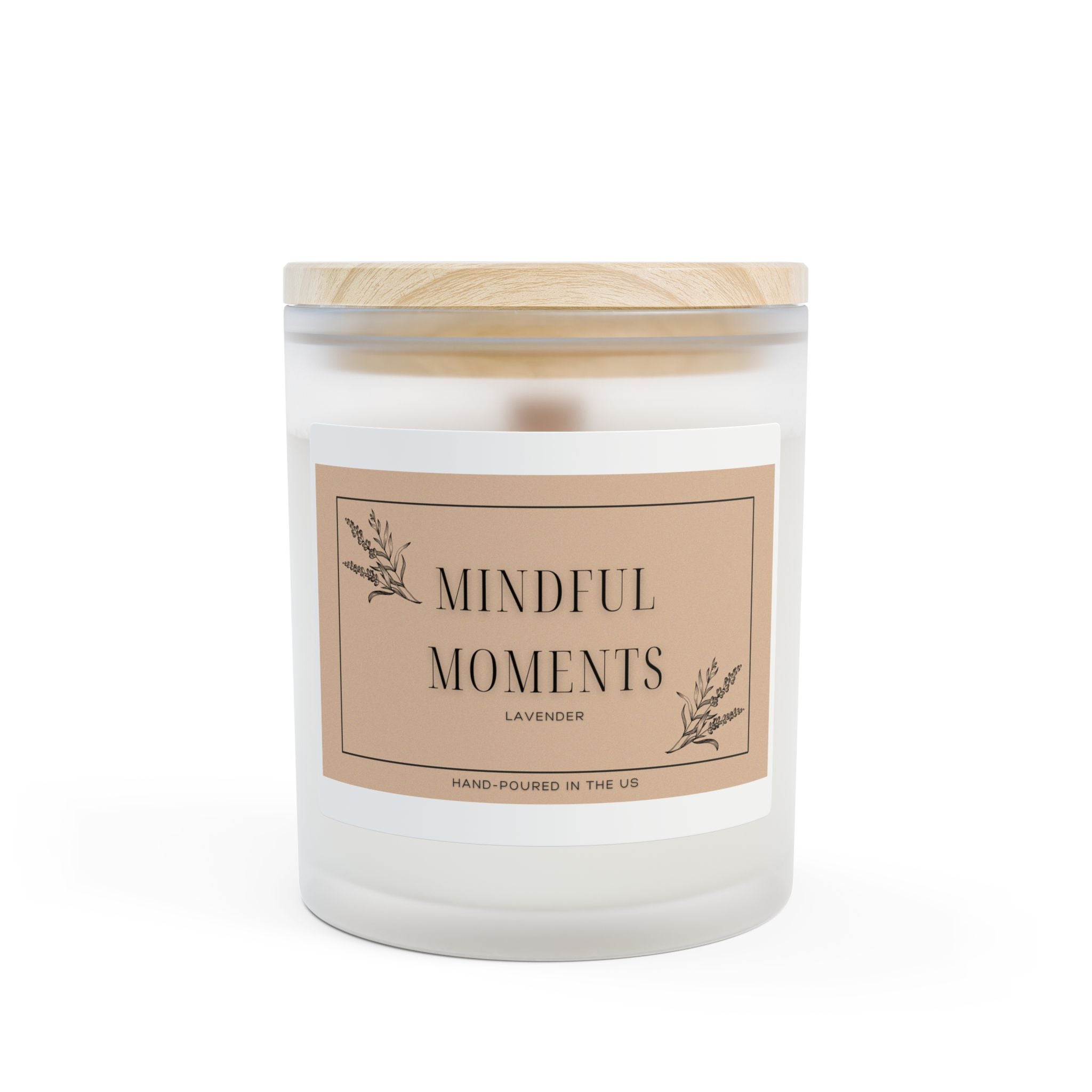 Mindful Moments Lavender Candle, Cozy Home Decor, Relaxation Gift, Self-Care Essential, Aromatherapy, Spa Day