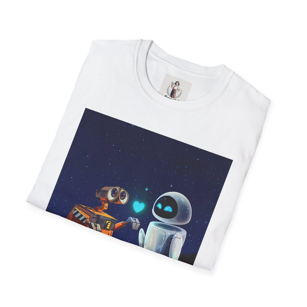 Wall-E Pixar Animation Unisex T-Shirt, Walt Disney Tee, Movie Lover Gift, Graphic Novelty Shirt, Cartoon Character Apparel