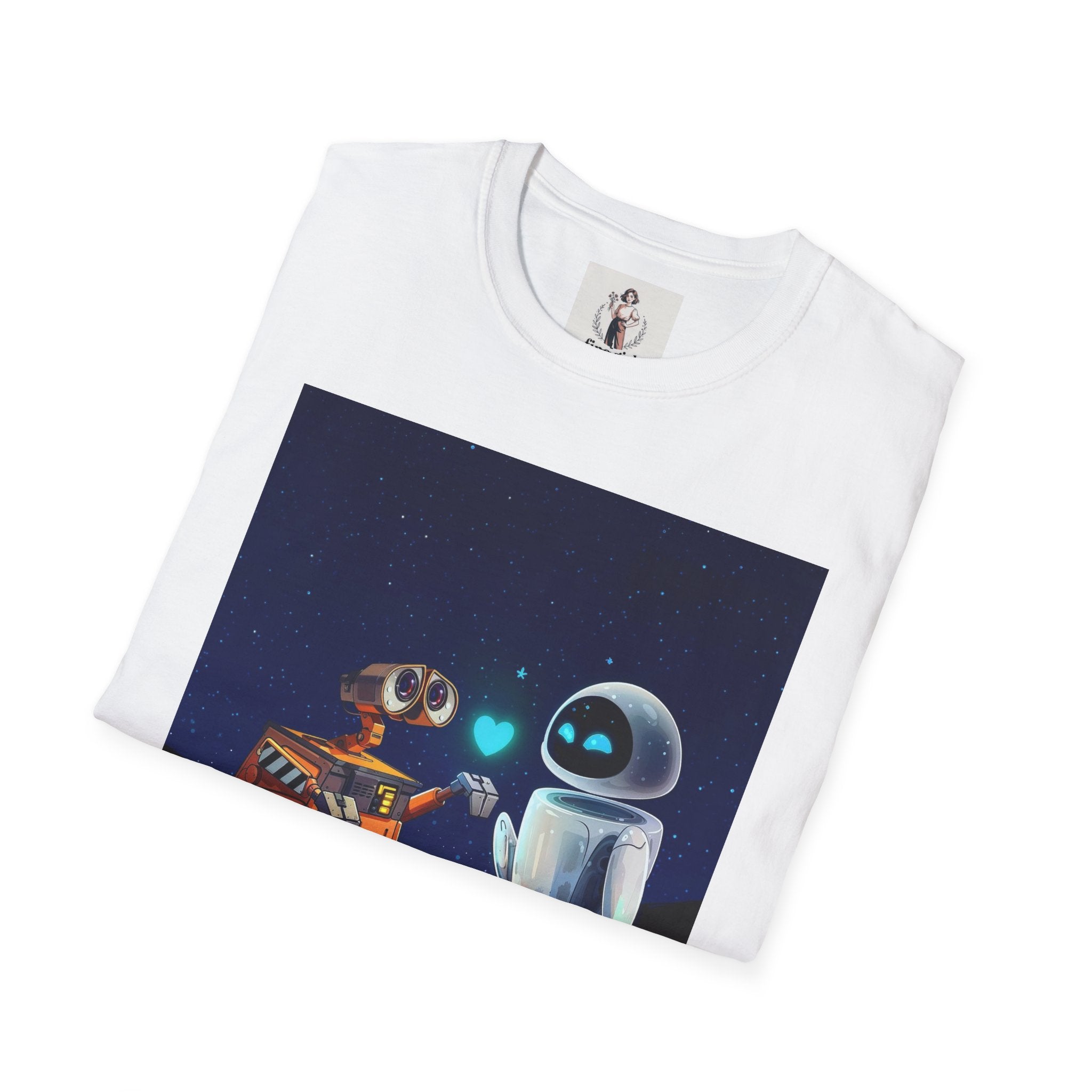 Wall-E Pixar Animation Unisex T-Shirt, Walt Disney Tee, Movie Lover Gift, Graphic Novelty Shirt, Cartoon Character Apparel