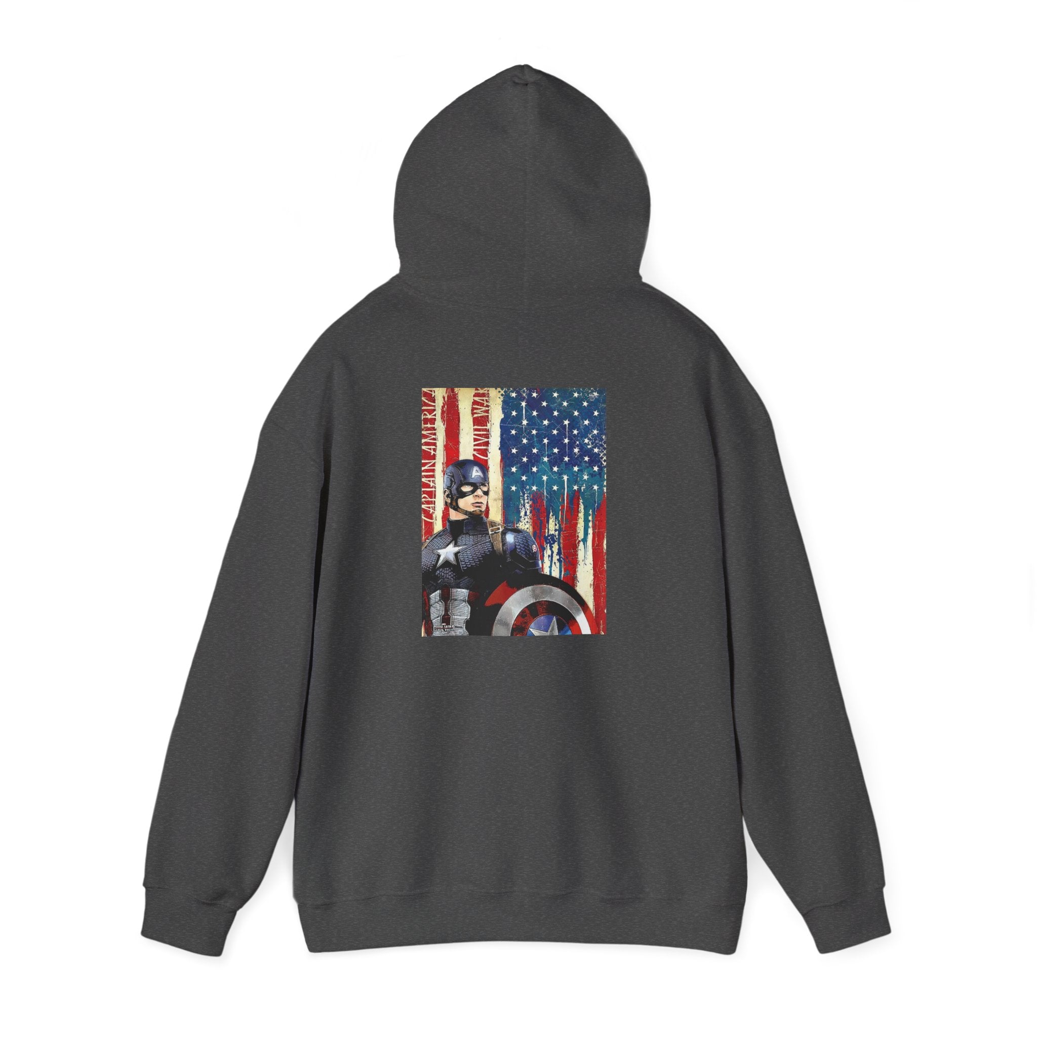 Hooded Sweatshirt - Captain America Design