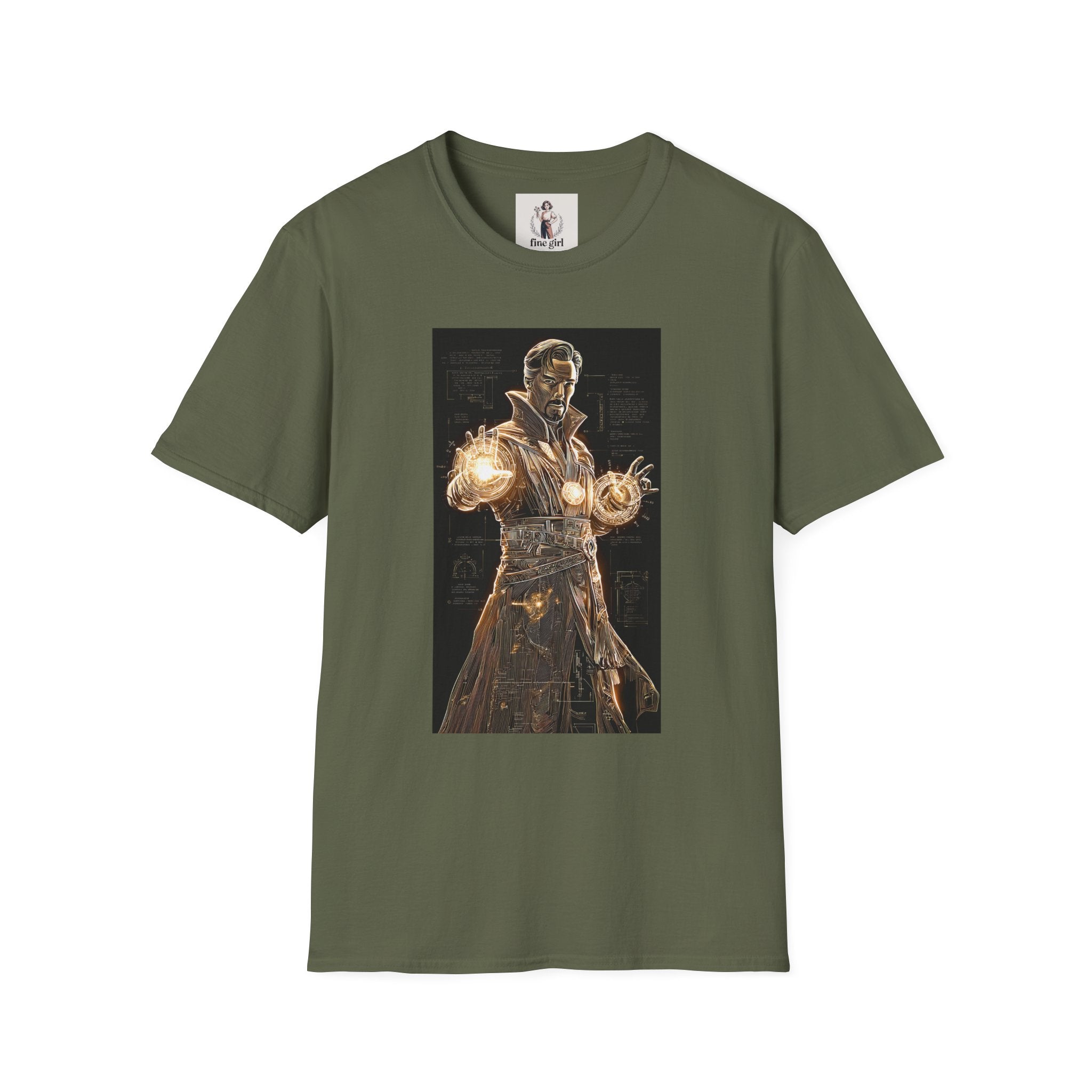 Dr Strange Superhero Marvel Unisex Softstyle T-Shirt, Comic Book Tee, Geeky Clothing, Cosplay Costume Top