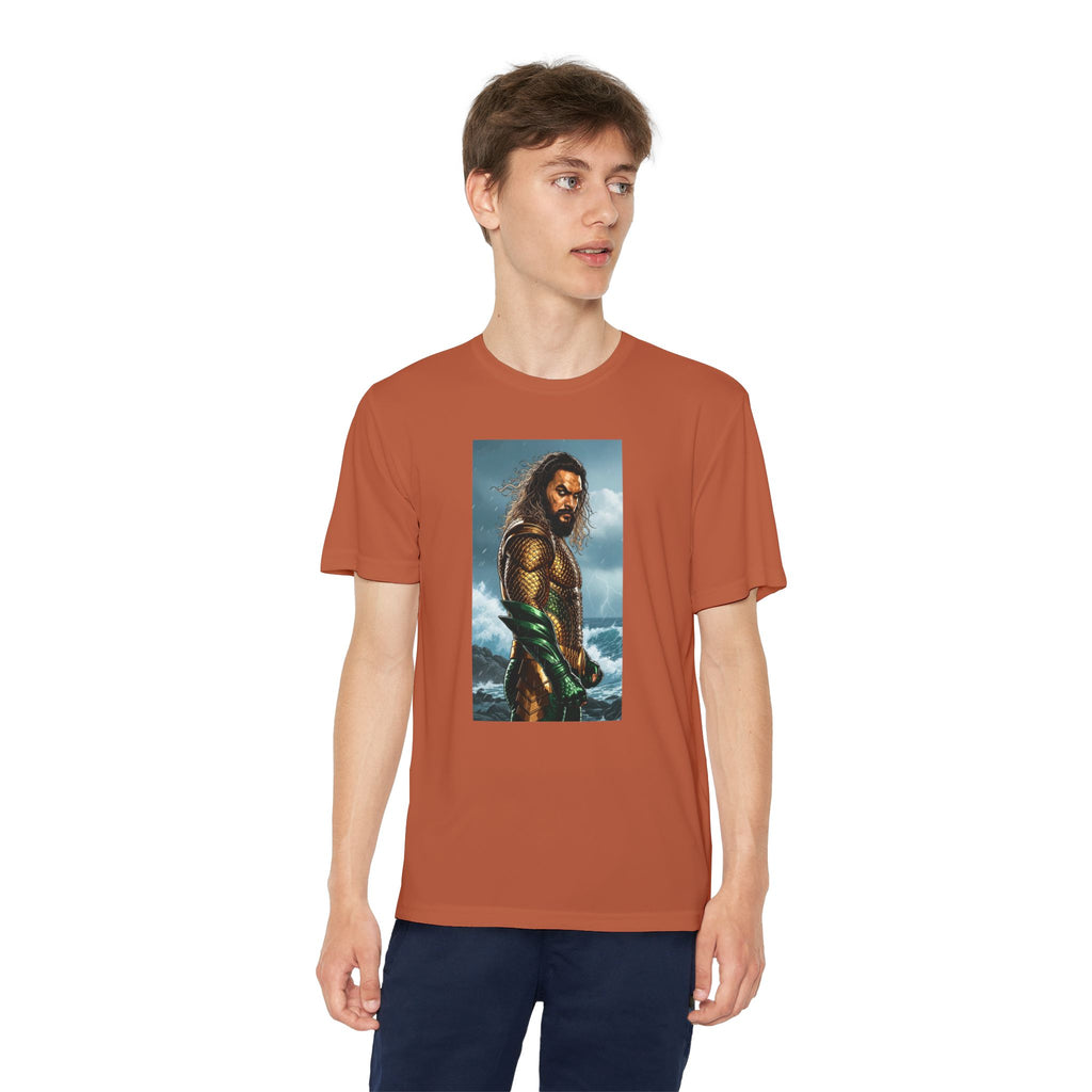 Aquaman Superhero Youth Tee, Kids Superhero Shirt, Child Aquaman T-shirt, Comic Book Tee, Superhero Fan Gift