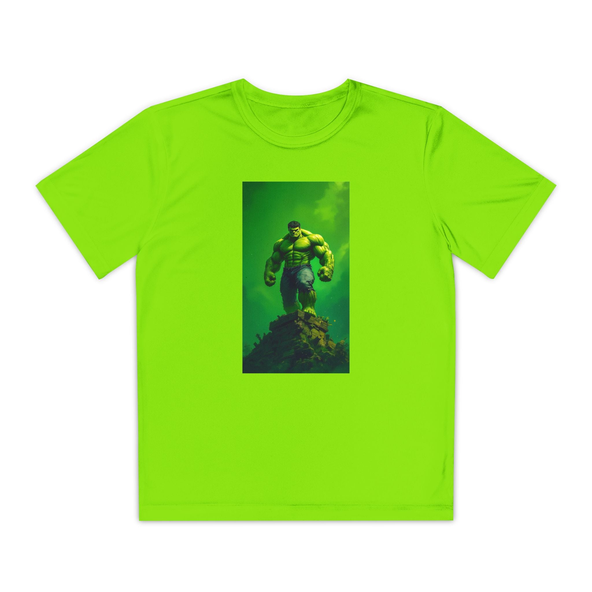 The Incredible Hulk Superhero Marvel Patriotic, Kids Graphic T-Shirt, Boys Hero Top, Girls Comic Book Clothing, Birthday