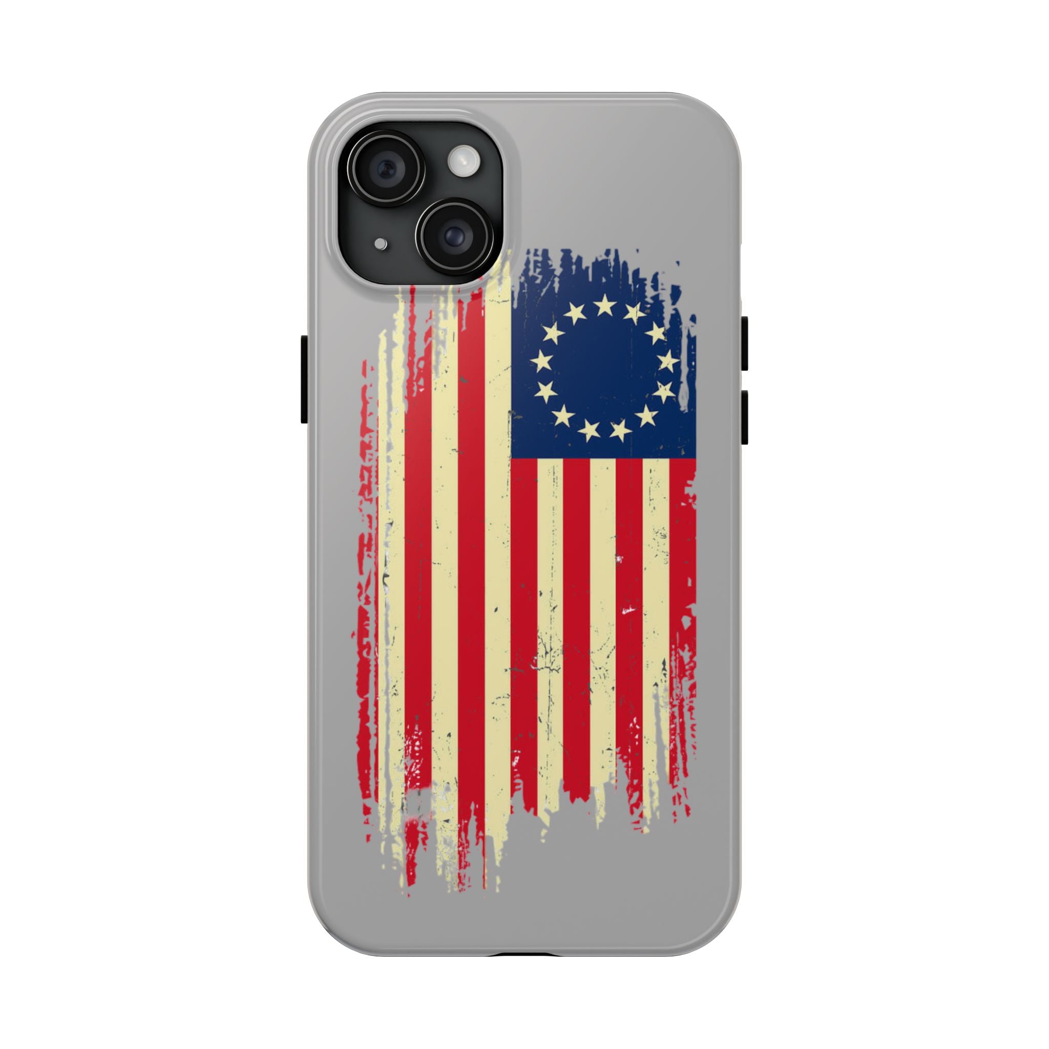 Patriotic Phone Cases with Vintage Flag Design, Tough Case for Independence Day, Memorial Day, 4th of July, Gift for Veterans, USA Pride