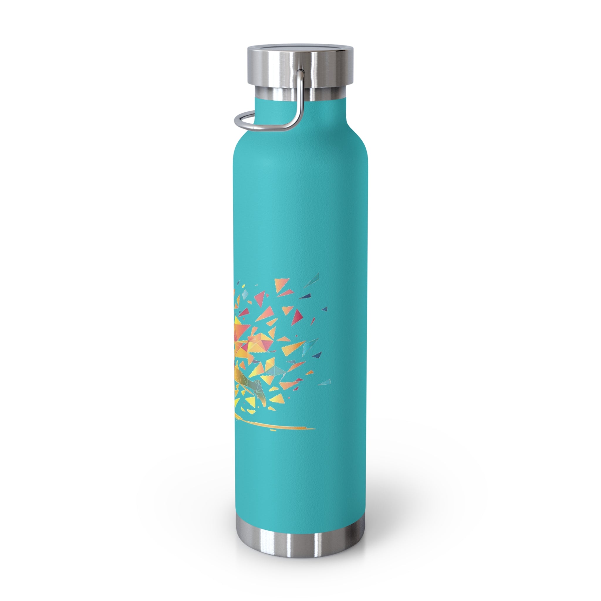 Woman Running Copper Insulated Water Bottle