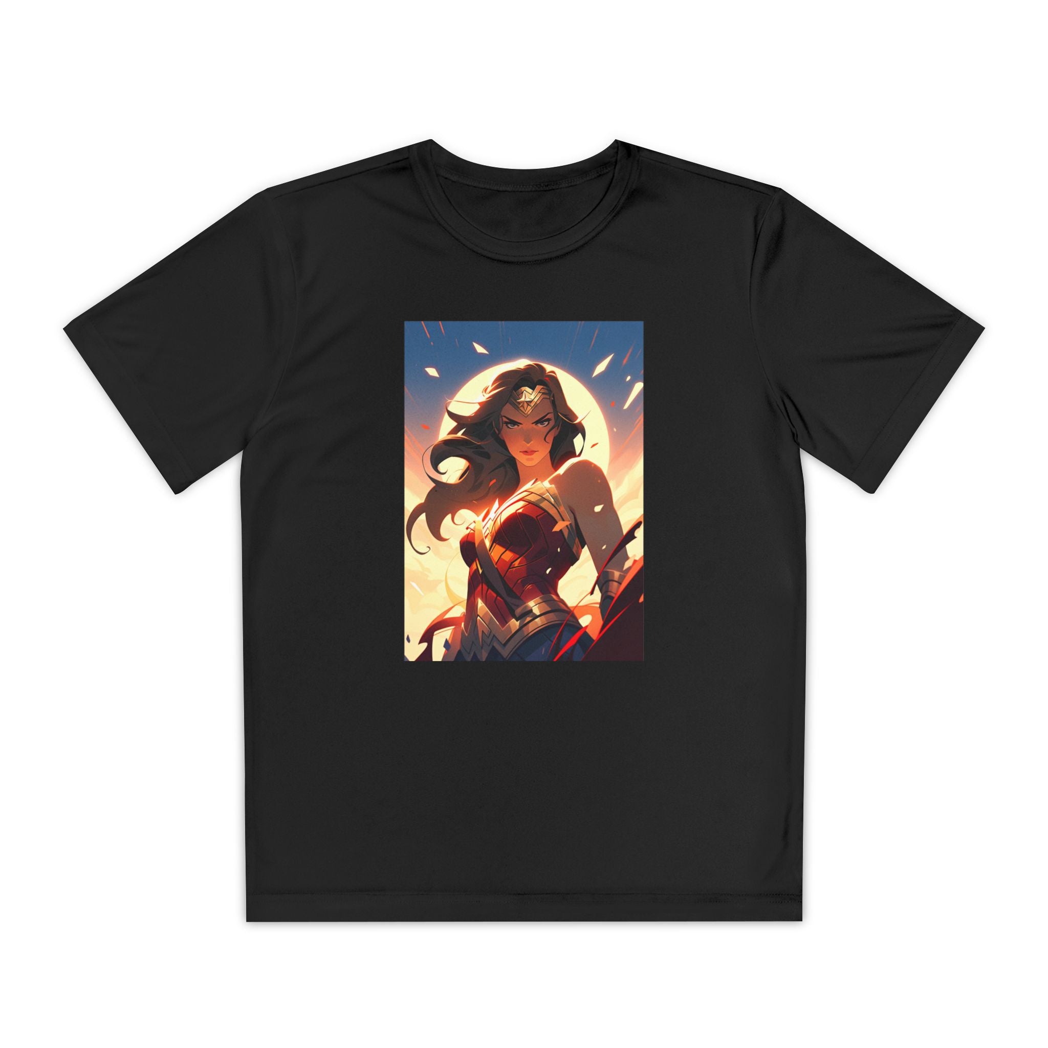 Wonder Woman Superhero Marvel t-shirt, Kids Graphic Tee, Boys Superhero Shirt, Children's Movie Character Top